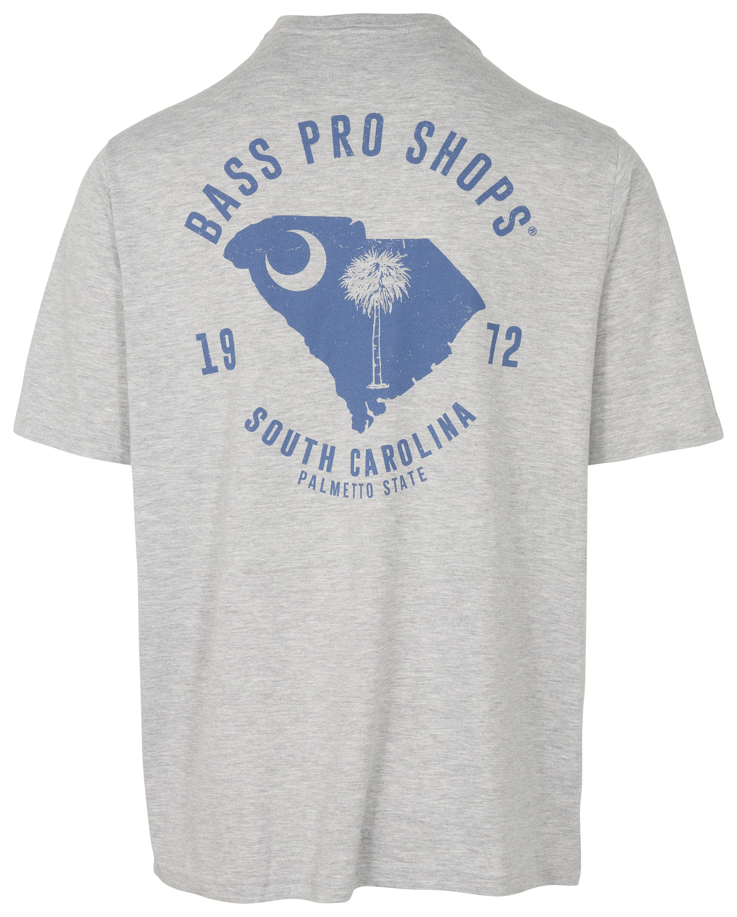 Image of Bass Pro Shops Myrtle Beach South Carolina State Short-Sleeve T-Shirt - Heather Gray