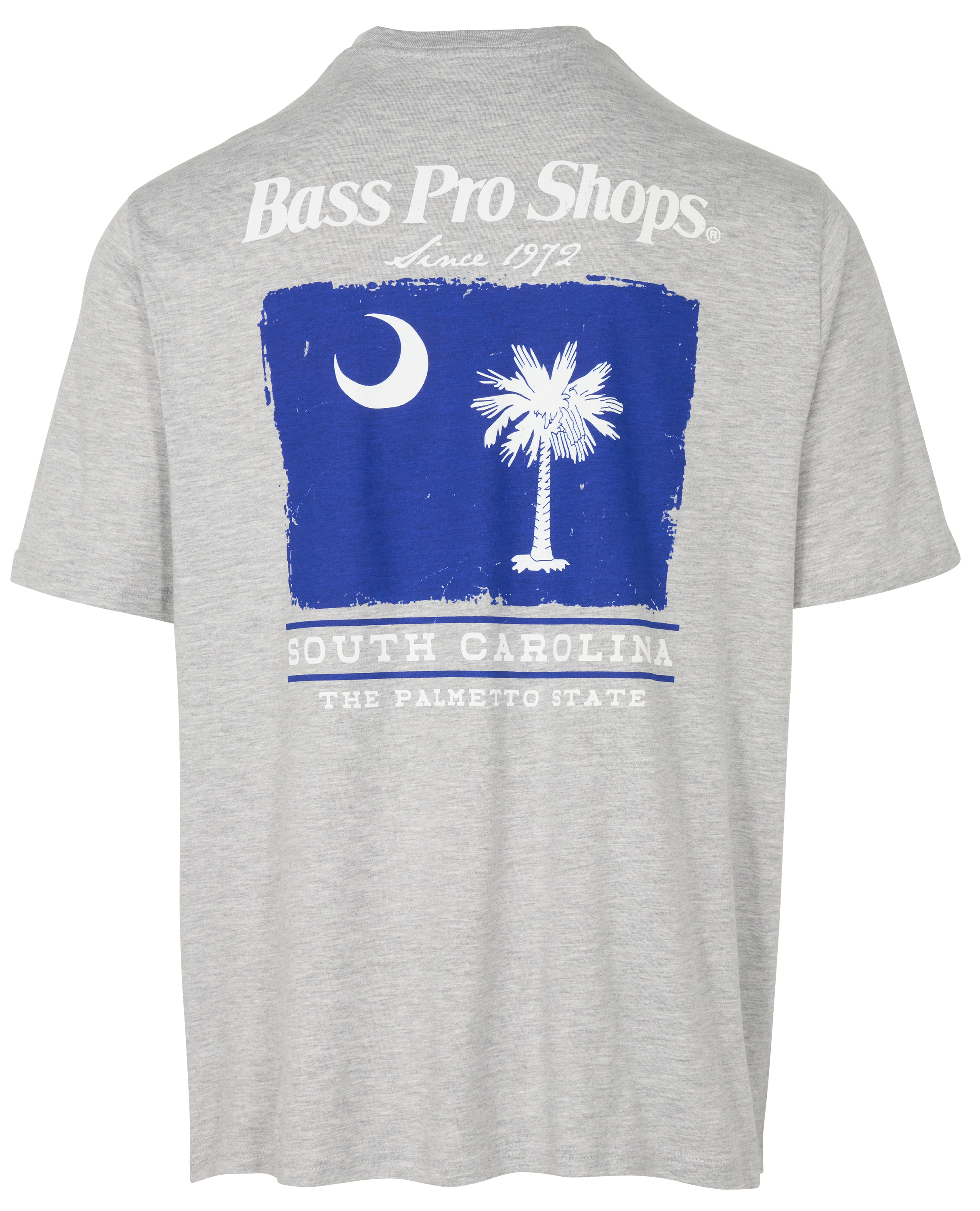 Image of Bass Pro Shops Myrtle Beach South Carolina Palmetto Short-Sleeve T-Shirt - Heather Gray