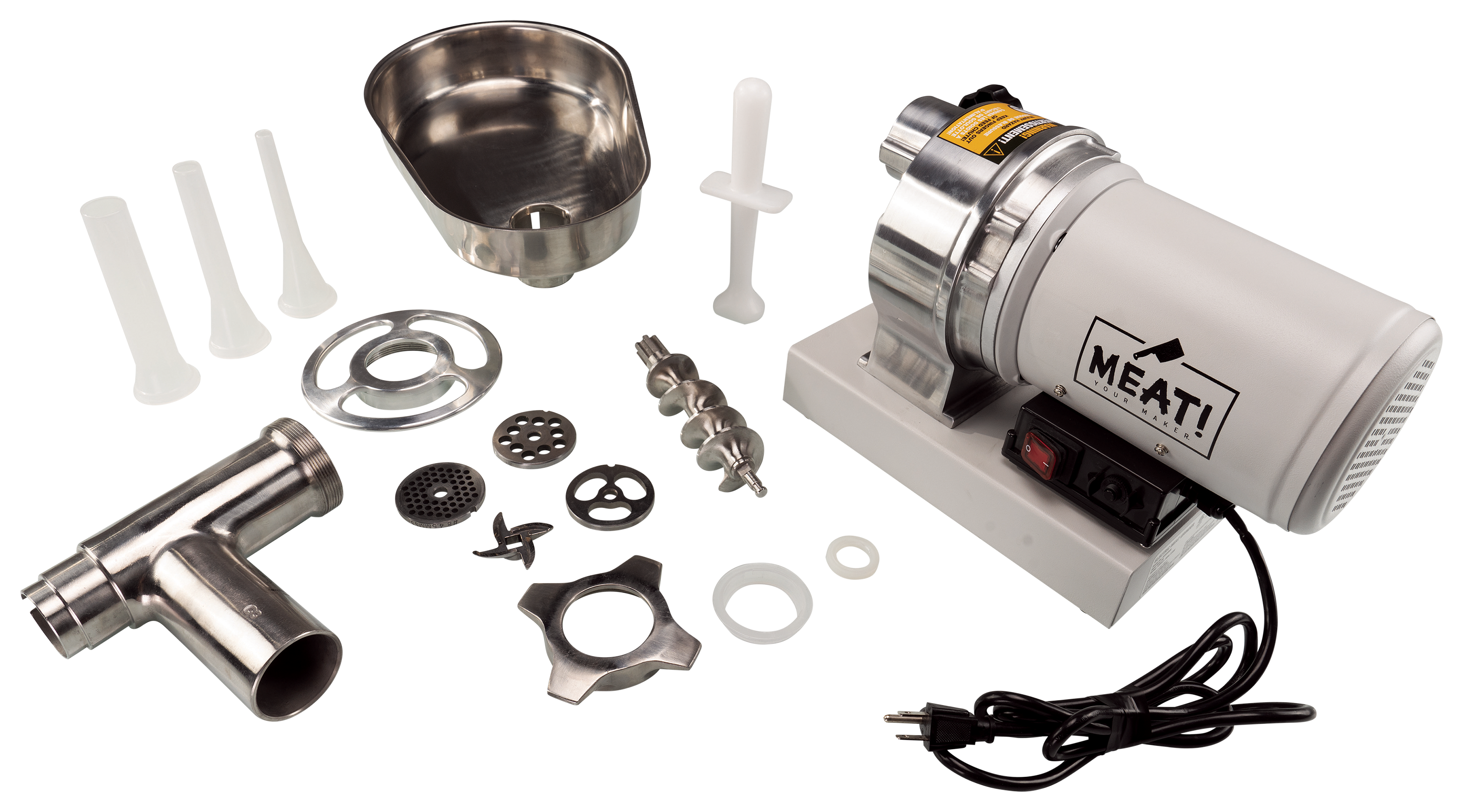 MEAT! .5hp Dual Grind No.8 Meat Grinder