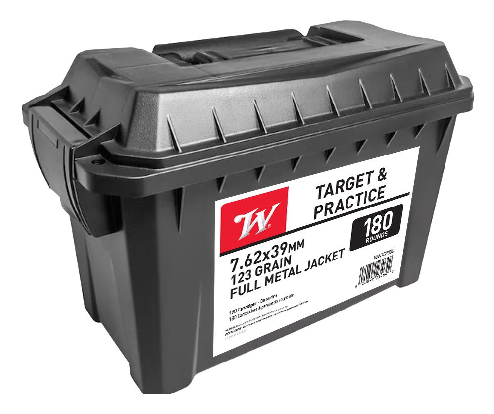 Image of Winchester Target and Practice 7.62x39mm 123 Grain Rifle Ammo