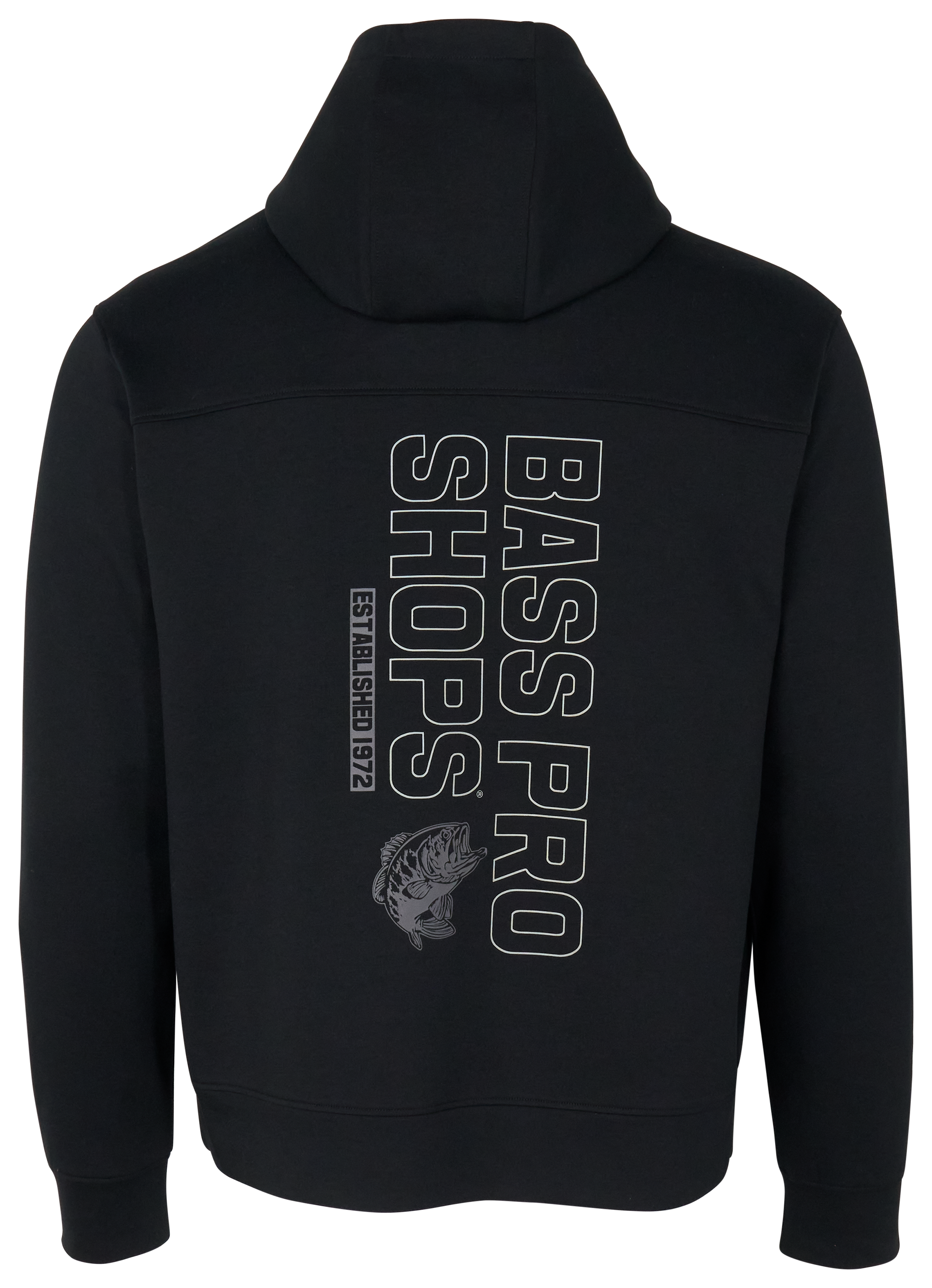 Image of Bass Pro Shops Logo Performance Hoodie - Black