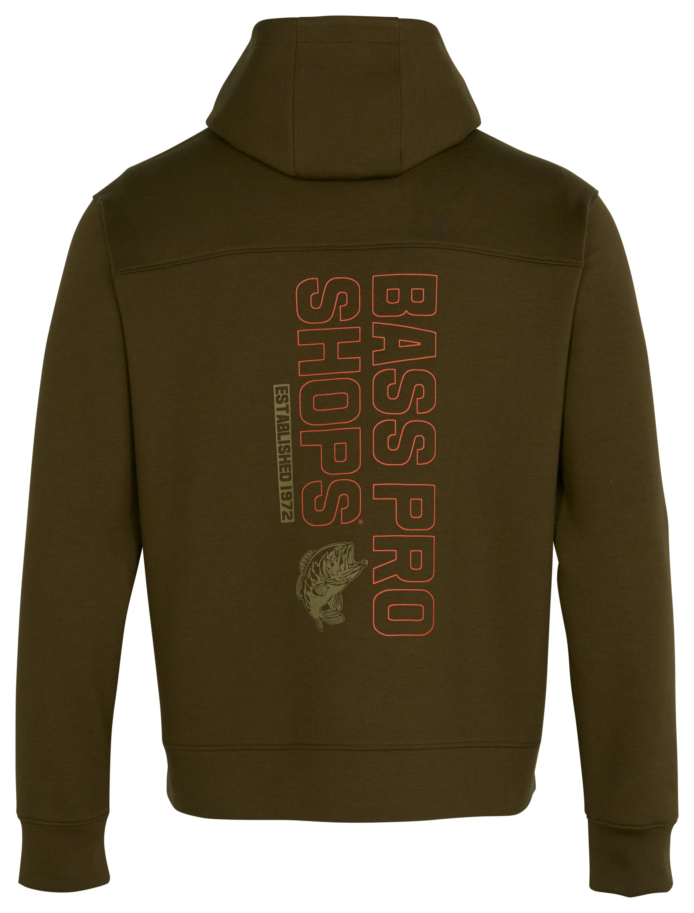 Image of Bass Pro Shops Logo Performance Hoodie - Olive