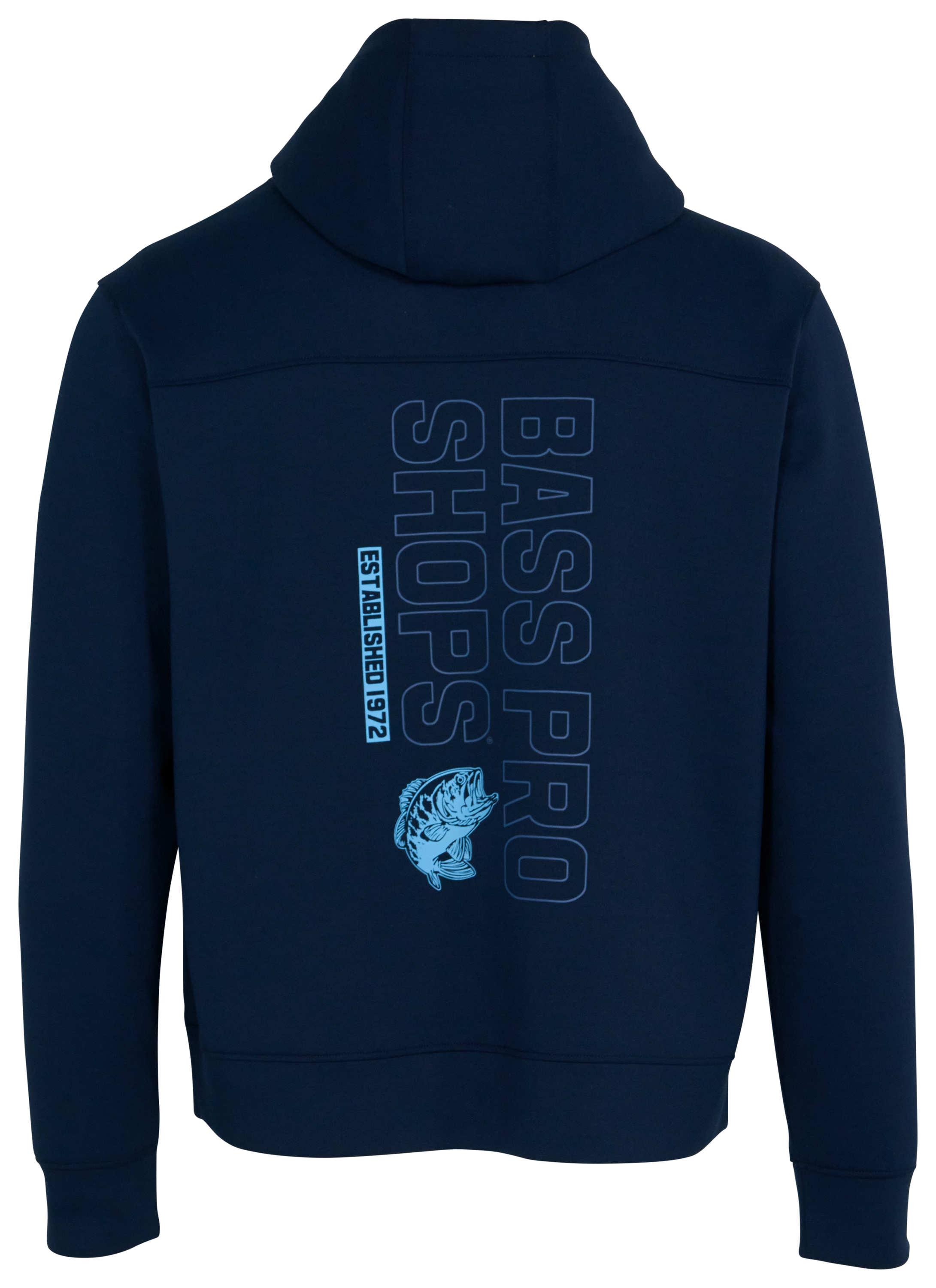 Image of Bass Pro Shops Logo Performance Hoodie - Navy