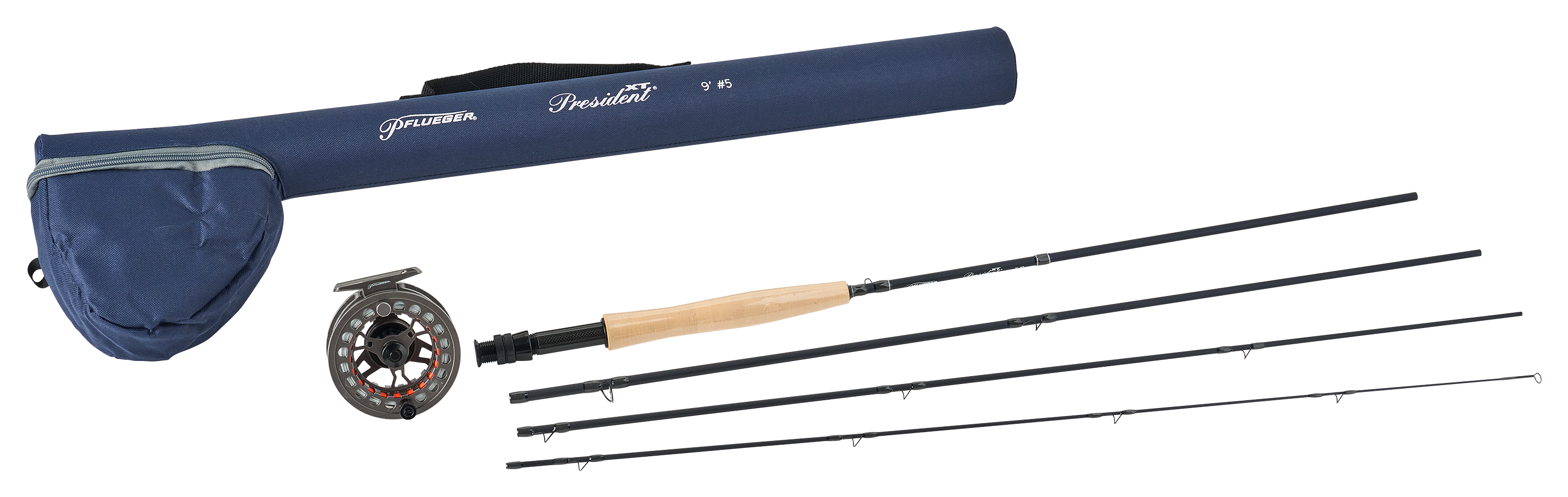 Image of Pflueger President XT Fly Combo - 8