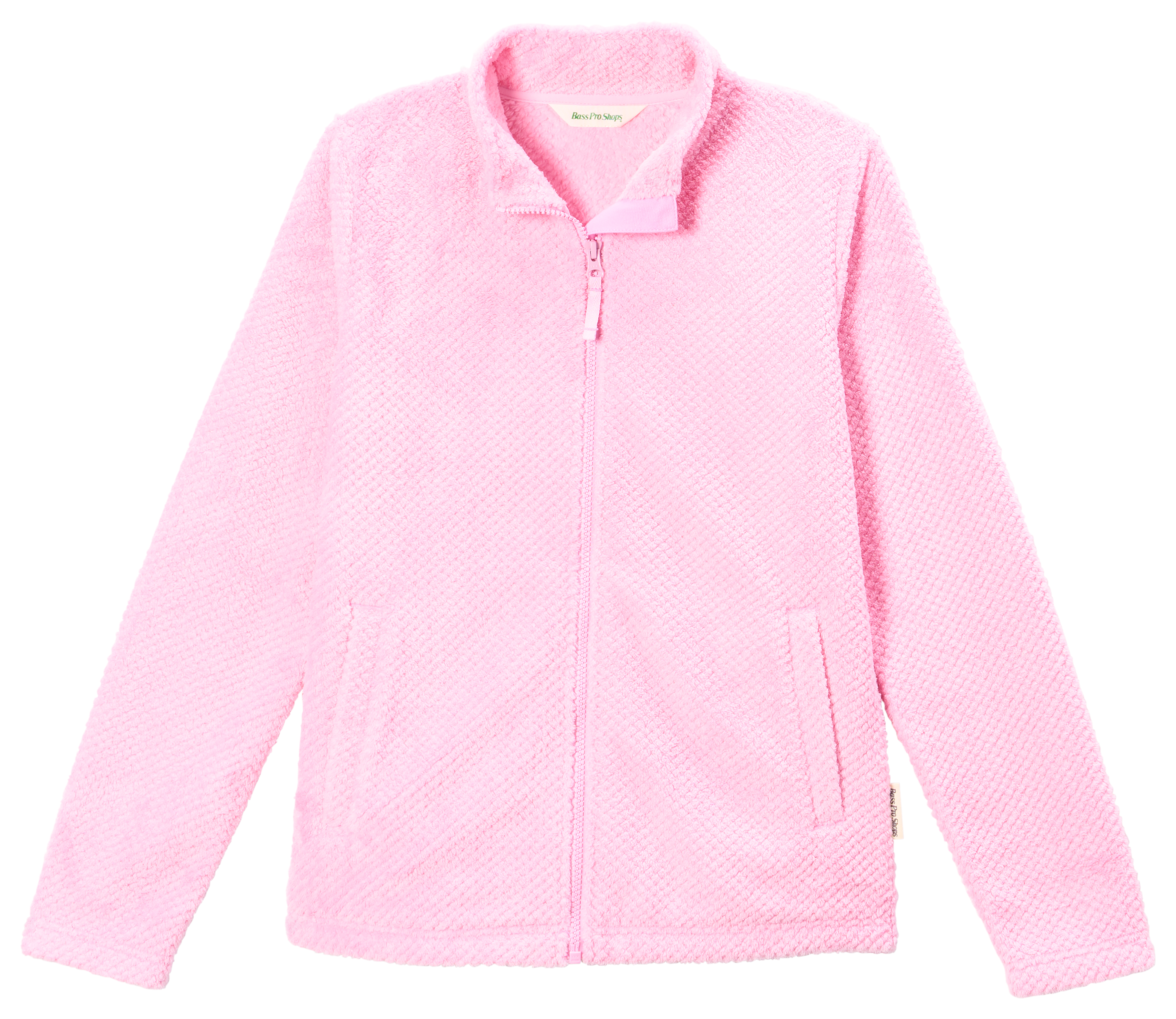 Image of Bass Pro Shops Fleece Jacket for Kids - Lilac Chiffon - M