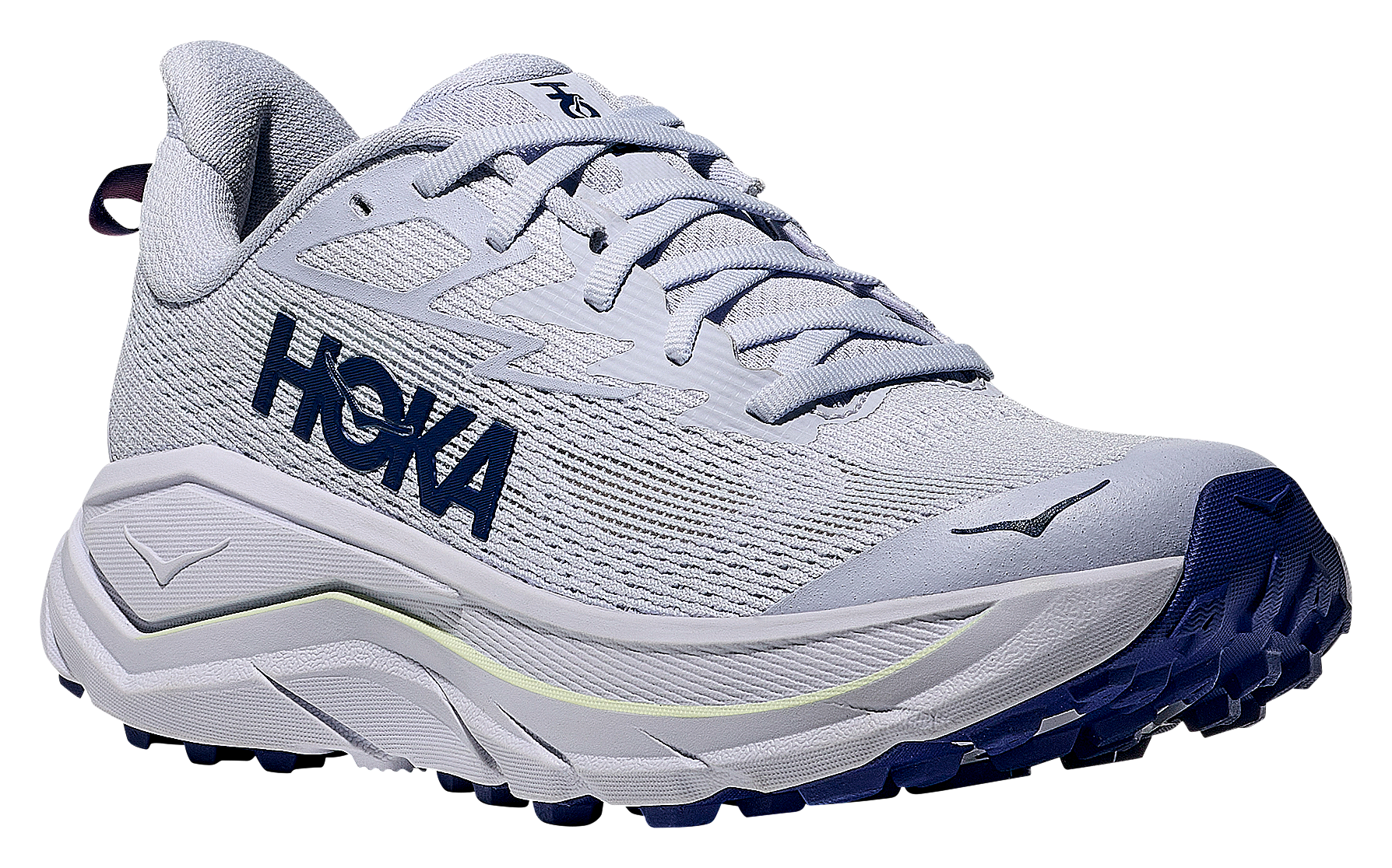 Image of Hoka Challenger 8 Trail Running Shoes for Women - Ambient Blue/Blueberry
