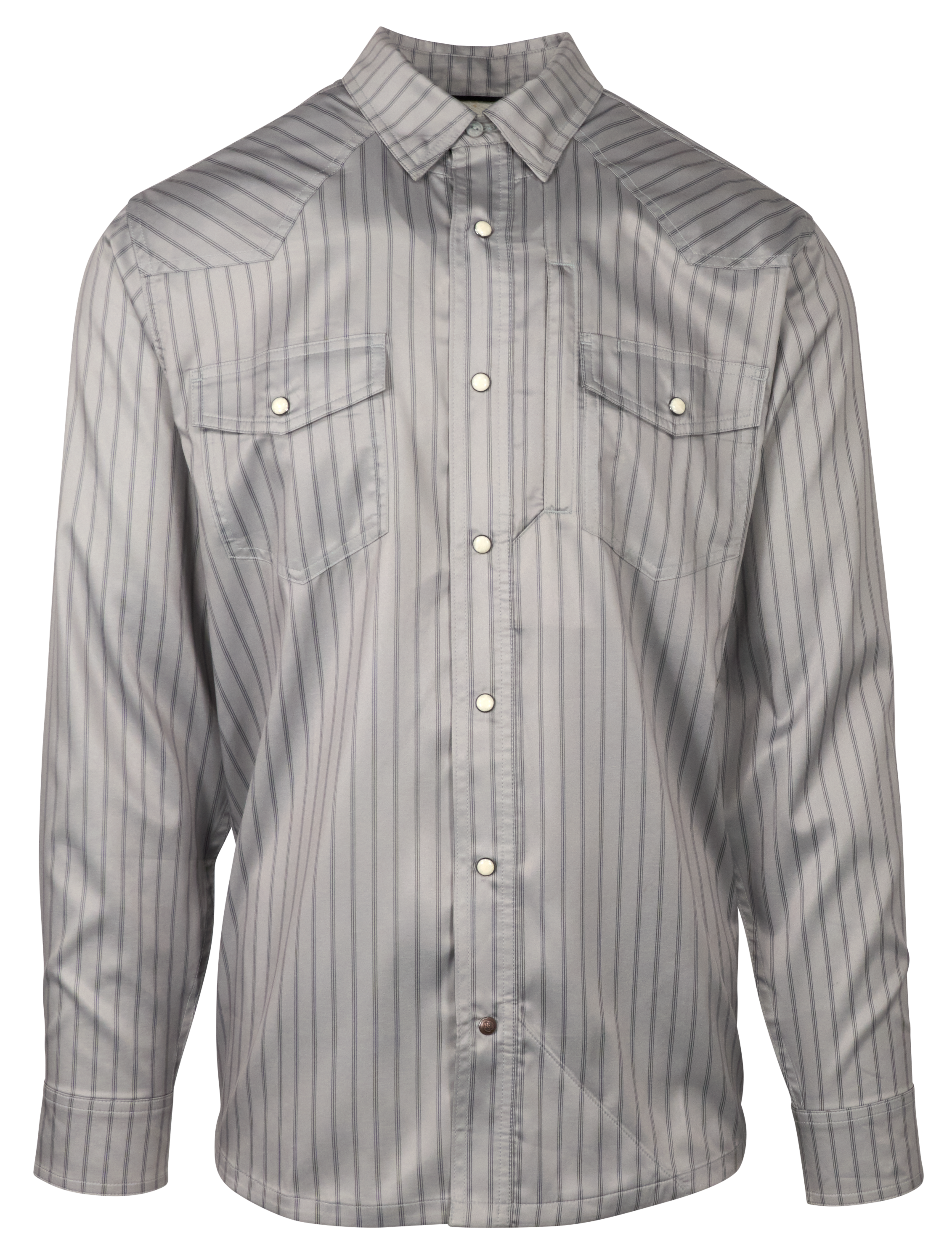 Image of RedHead Ranch Wyatt Snap-Front Long-Sleeve Shirt - Raven Stripe
