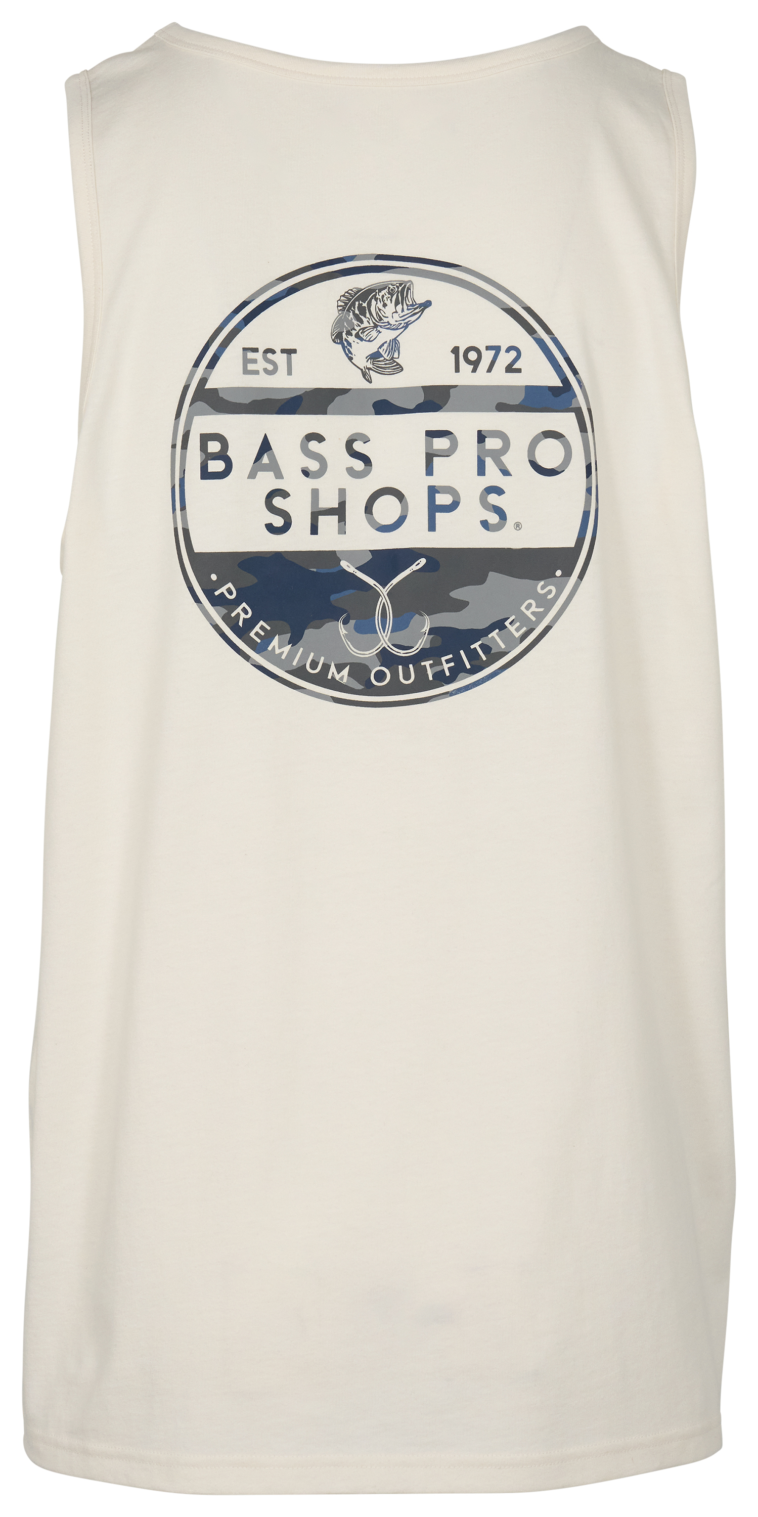 Image of Bass Pro Shops Premium Outfitters Logo Tank - Egret