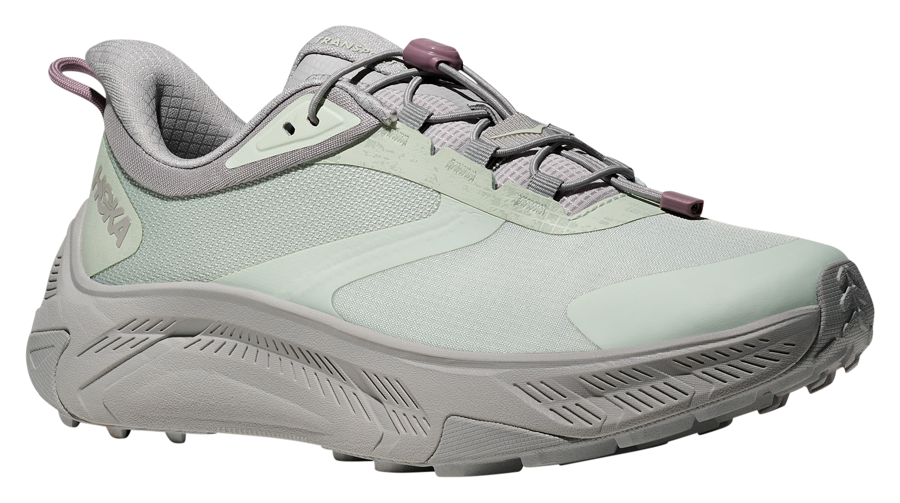 Image of HOKA Transport 2 Hiking Shoes for Women - Stardust/Sea Glass - 6M