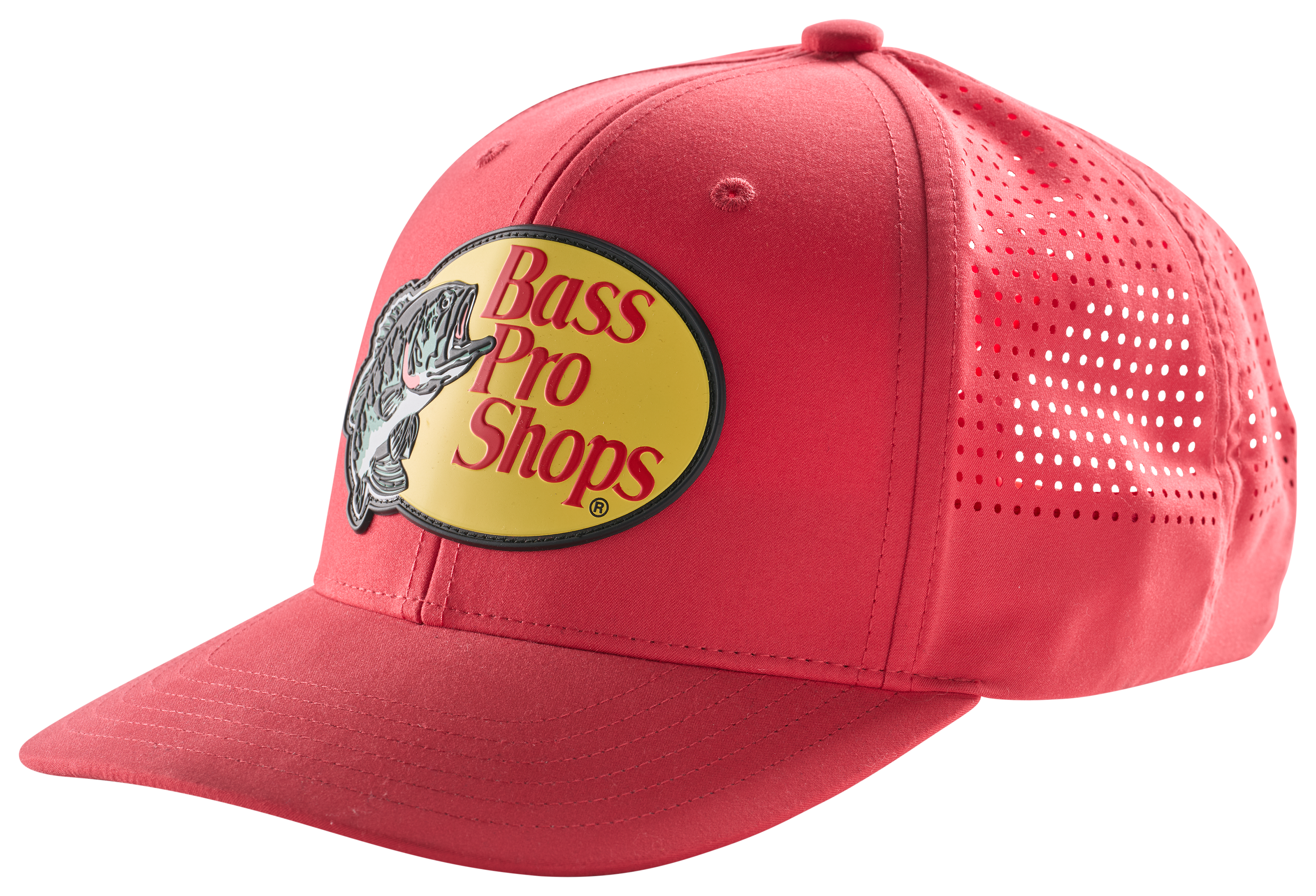 Image of Bass Pro Shops Performance Mesh-Back Cap - Red