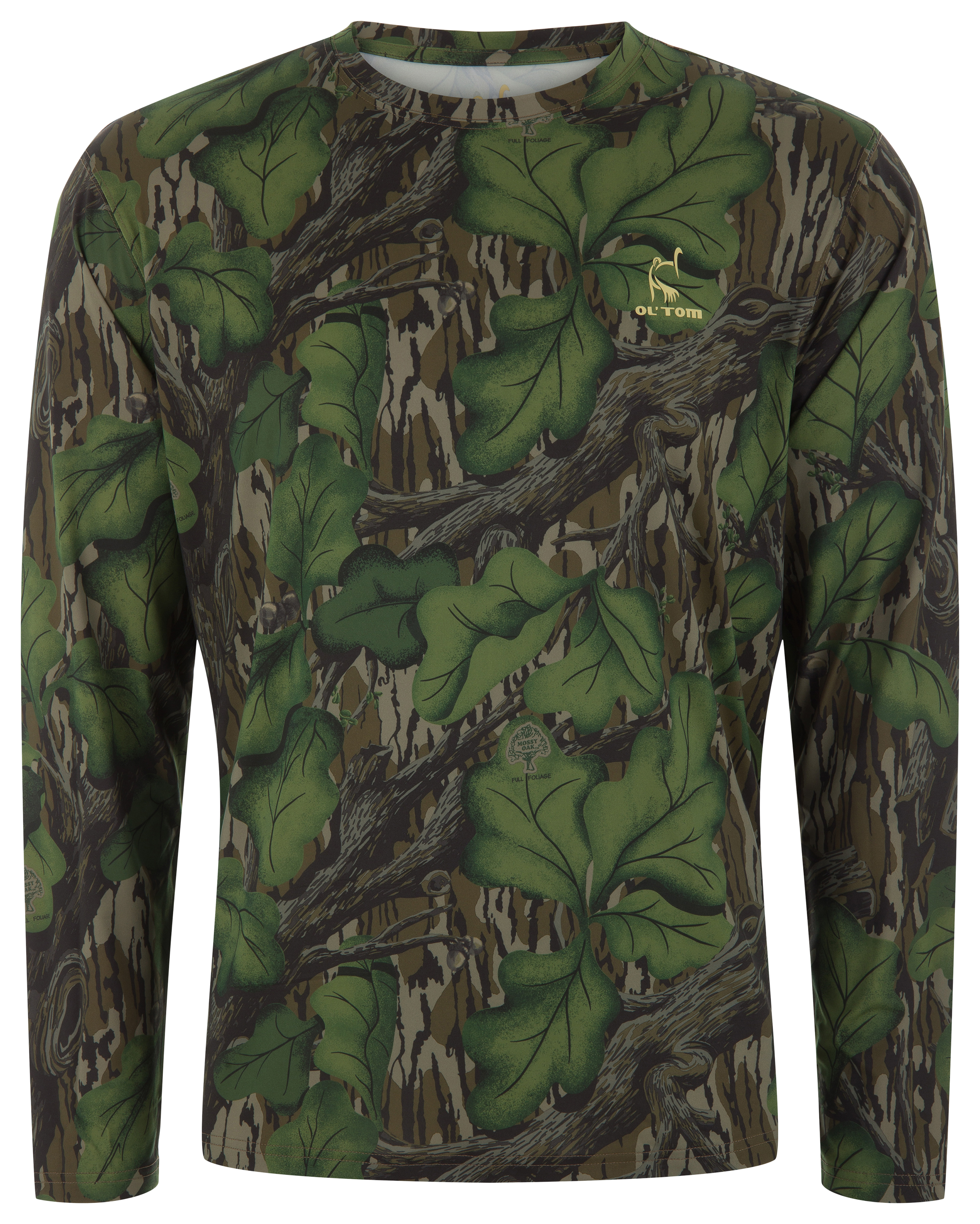 Image of Ol' Tom Performance Camo Long-Sleeve Crew - Mossy Oak Full Foliage - M