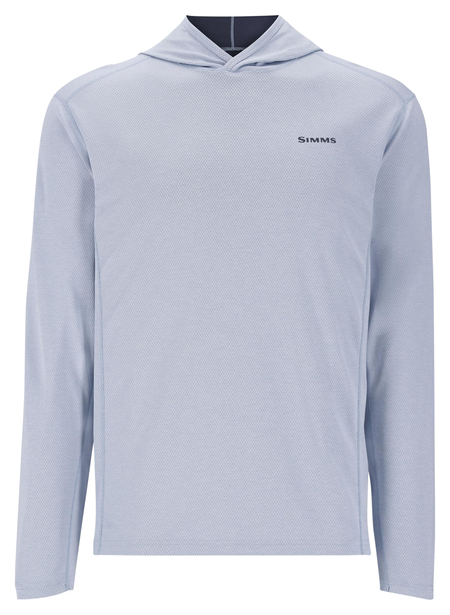 Image of Simms BugStopper Long-Sleeve Hoodie - Steel Blue Heather