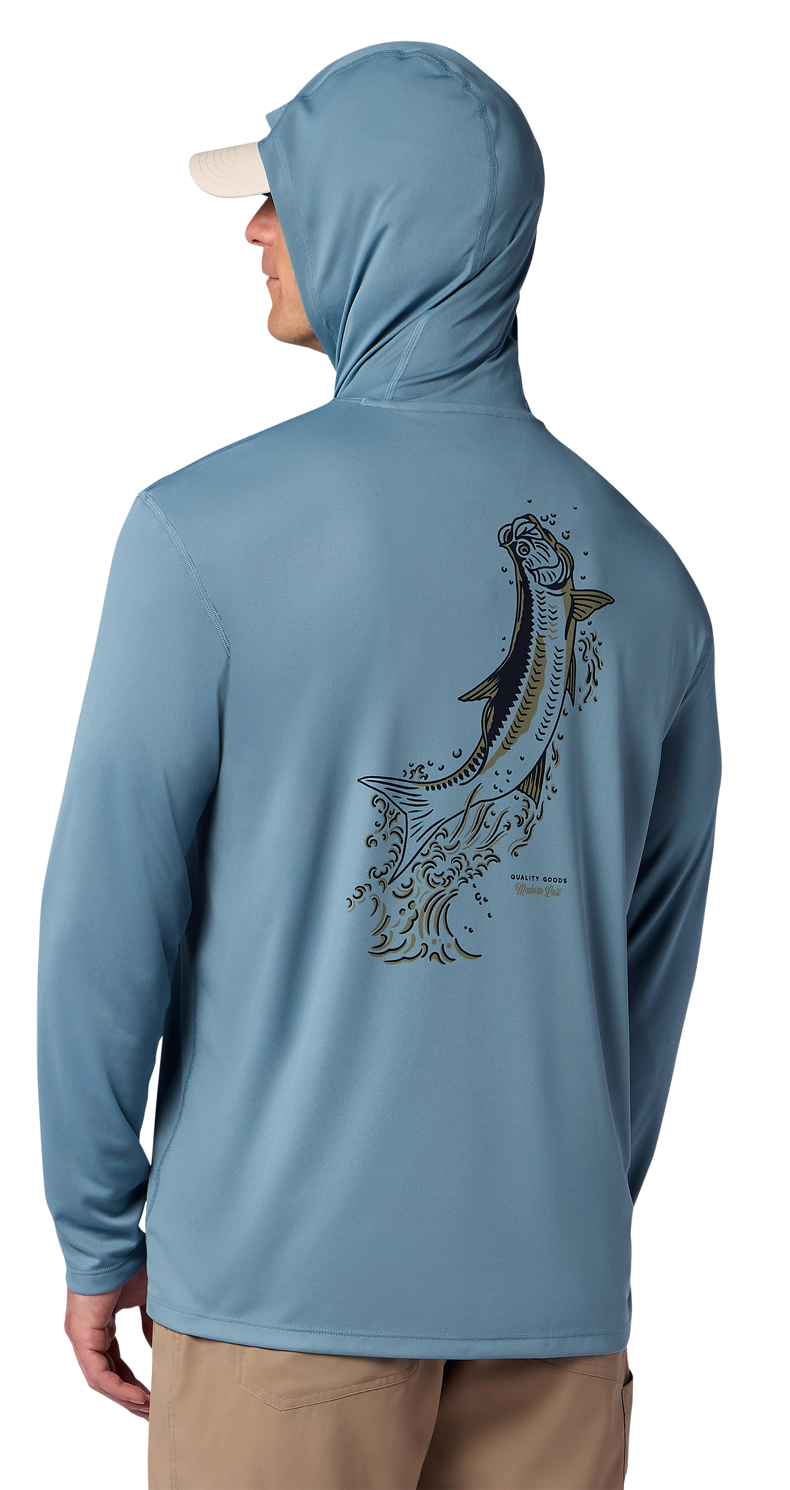 Image of Simms Artist-Series Tarpon Tech Hoodie - Albacore Tarpon