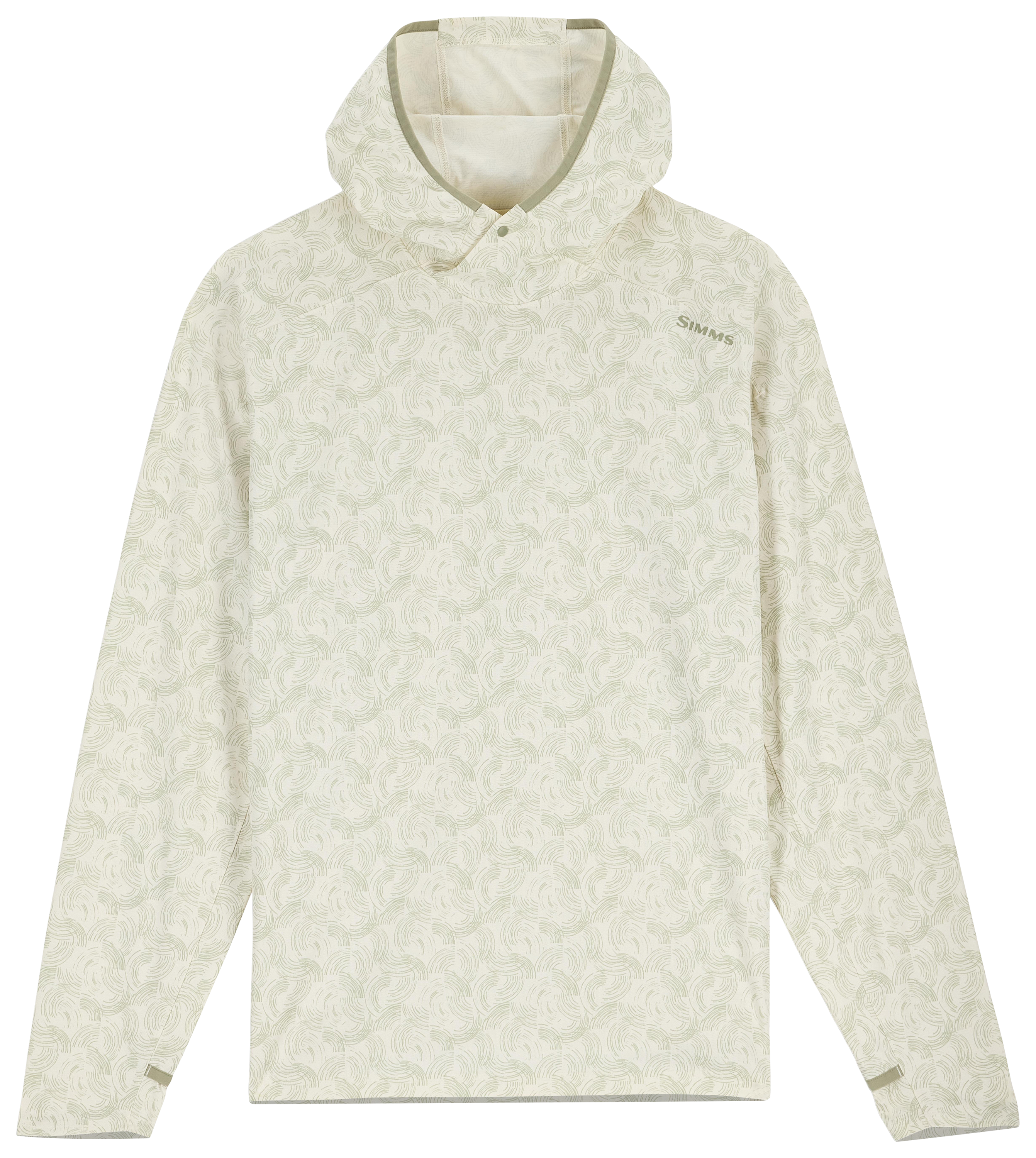 Image of Simms SolarFlex Hoodie - Half Moon Pale Pine