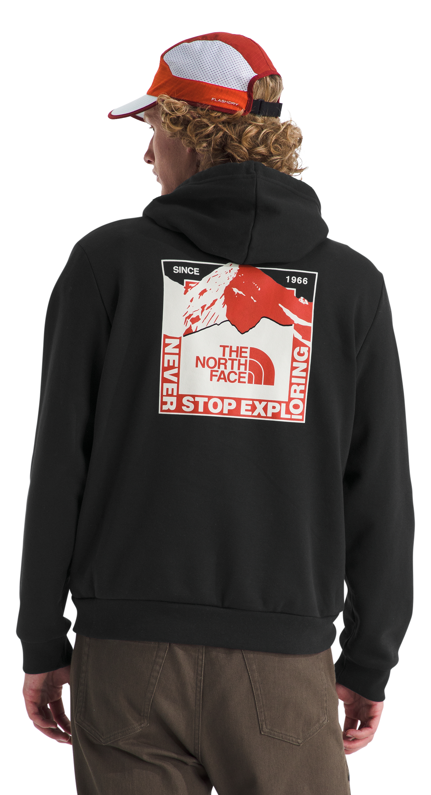 Image of The North Face Mountain Scape Hoodie - Black - S