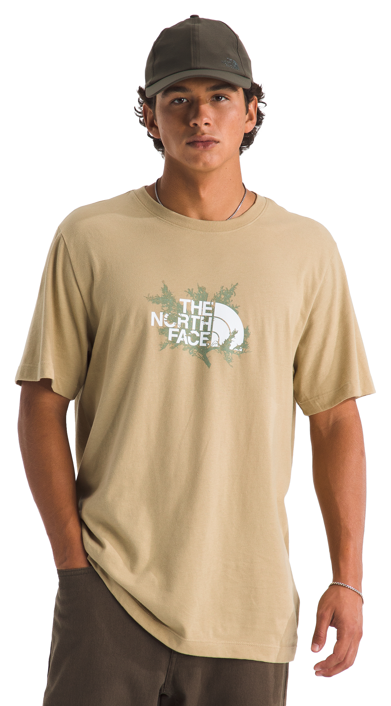 Image of The North Face Meadow Mist Short-Sleeve T-Shirt - Khaki Stone