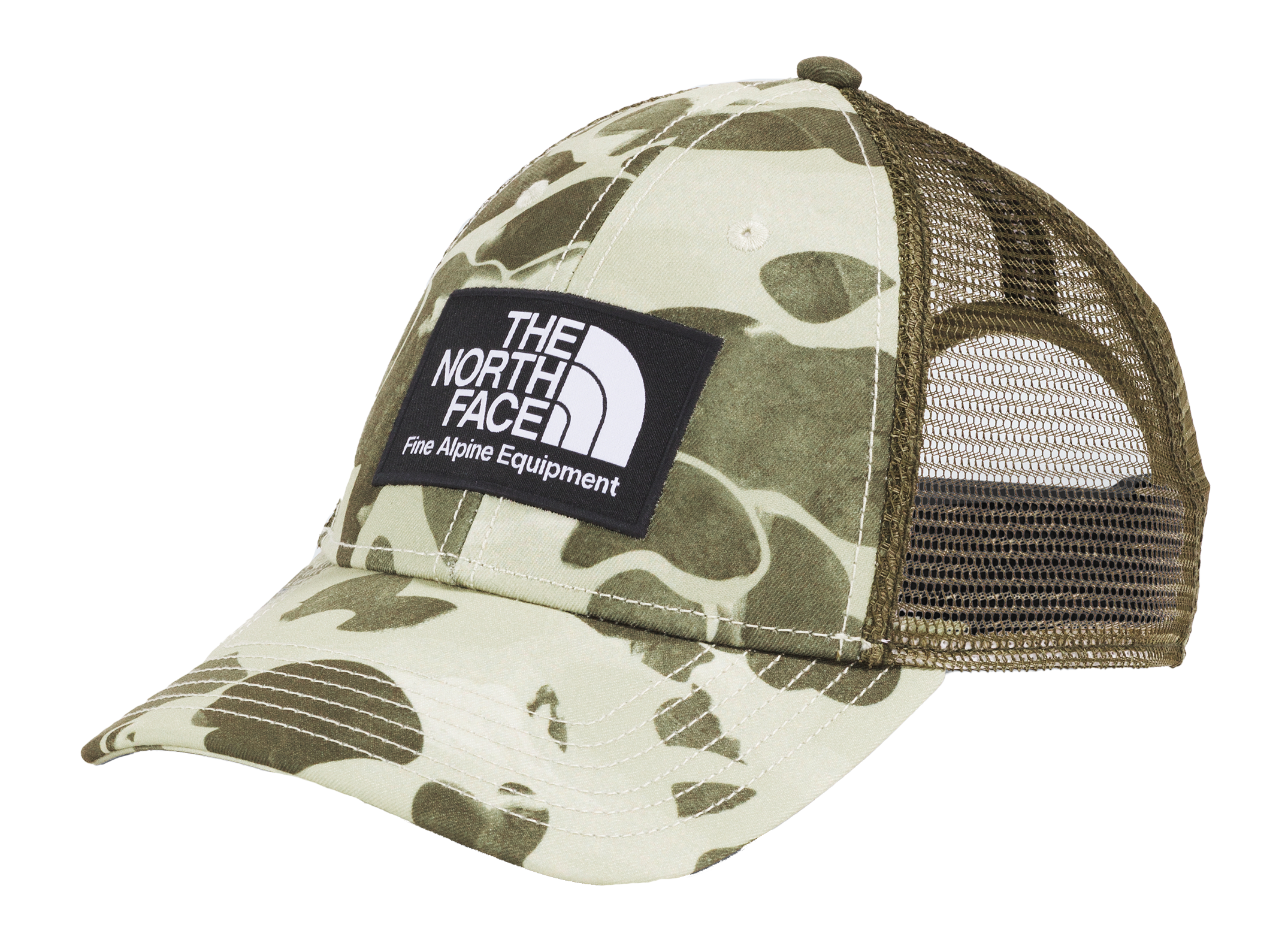 Image of The North Face Mudder Trucker Logo Cap - Cedar Heritage Print