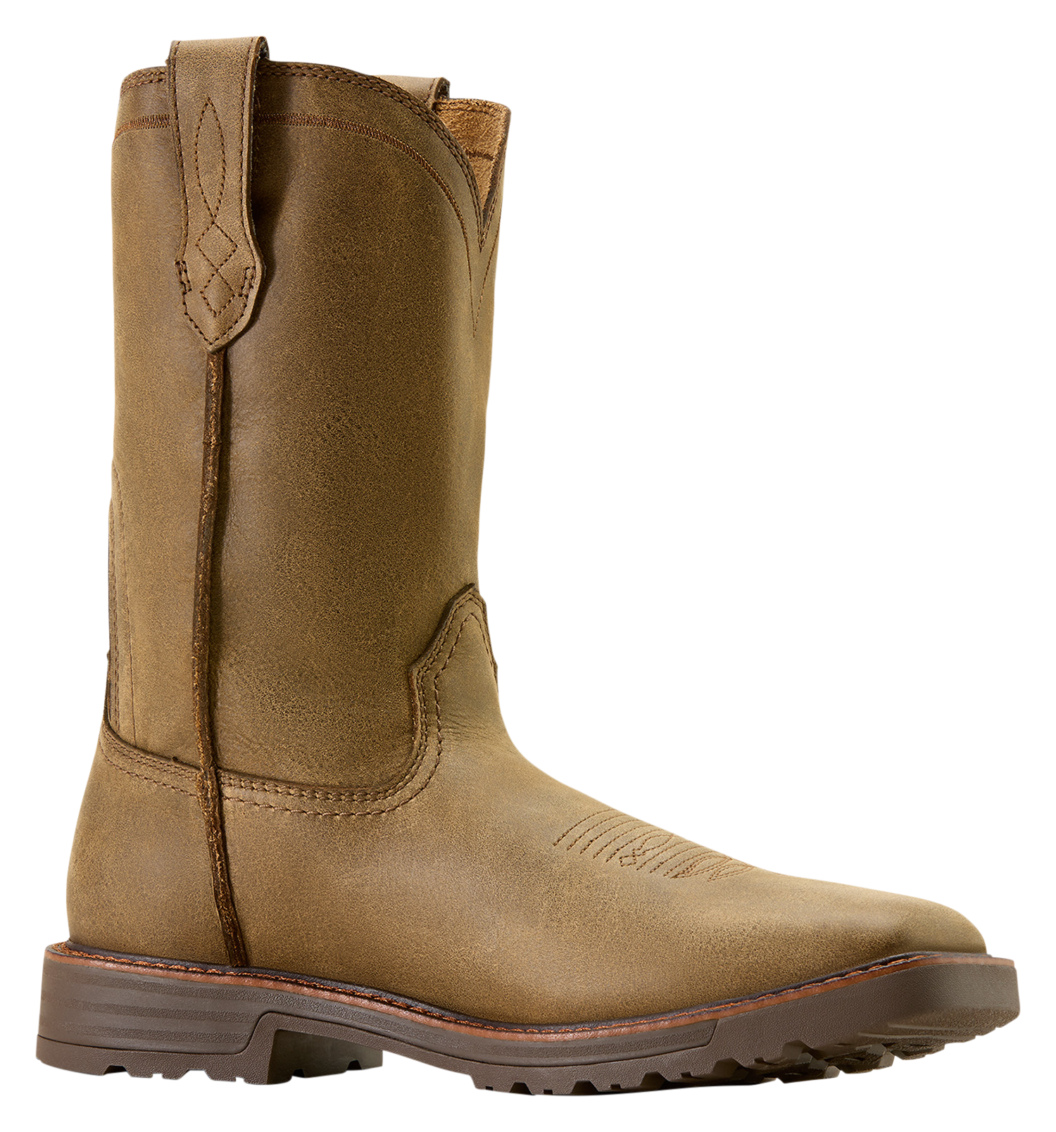 Image of Ariat Activator Western Work Boots for Men - Brown Bomber
