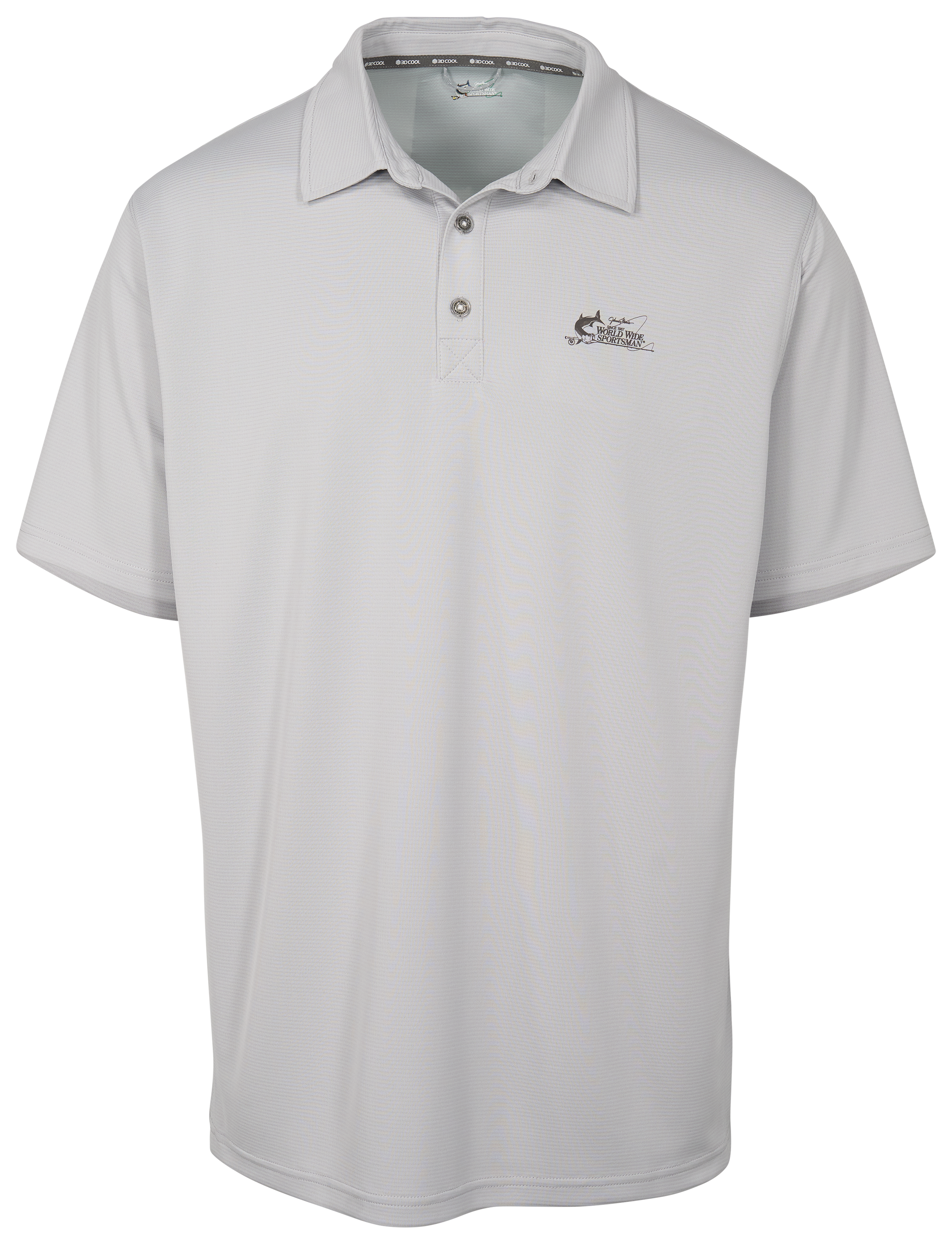 Image of World Wide Sportsman 3D Cool Knitted Short-Sleeve Polo - High Rise