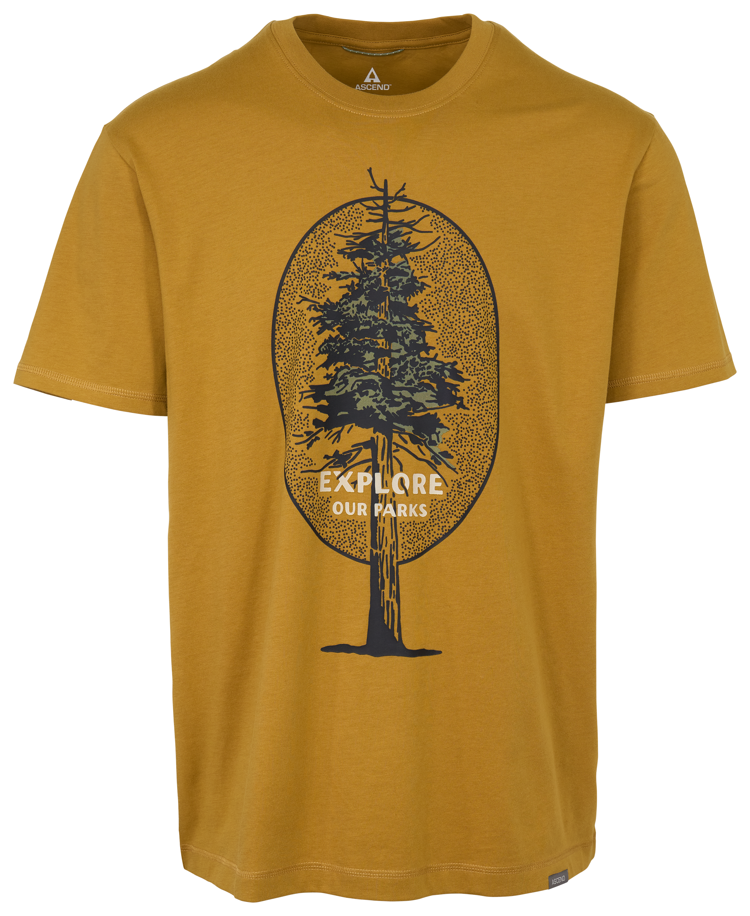 Image of Ascend Explore Our Parks Graphic Short-Sleeve T-Shirt - Wood Thrush