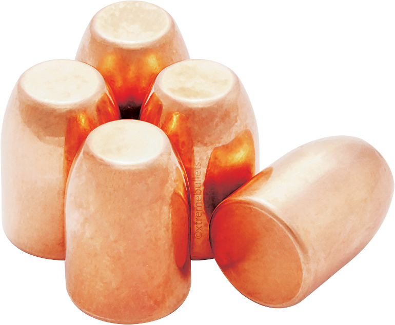 X-Treme Bullets Copper Plated FP Pistol Bullets - 158 Grain