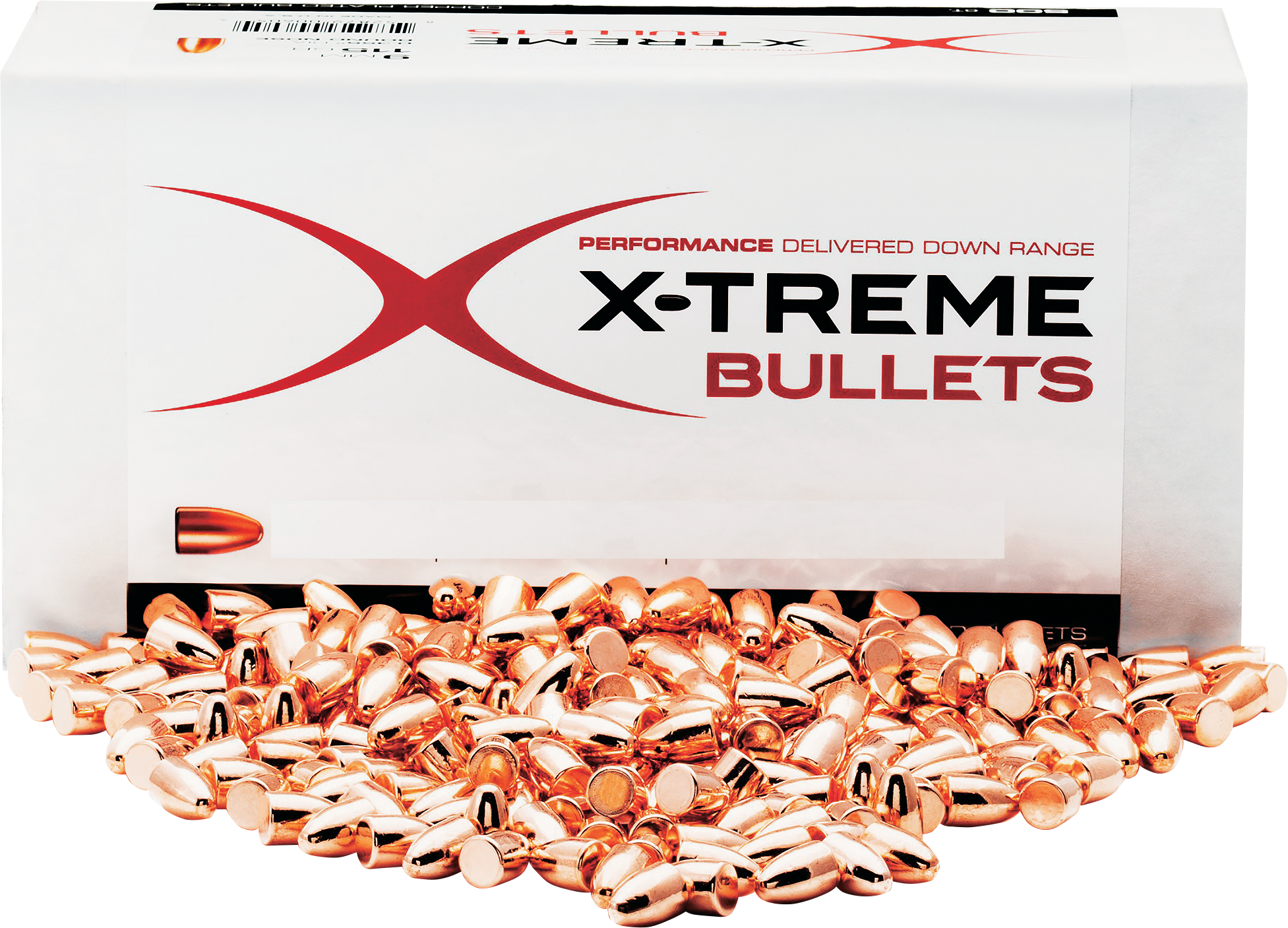 X-Treme Bullets Copper Plated Target HP Pistol Bullets - 9mm - 115 Grain - X-TREME