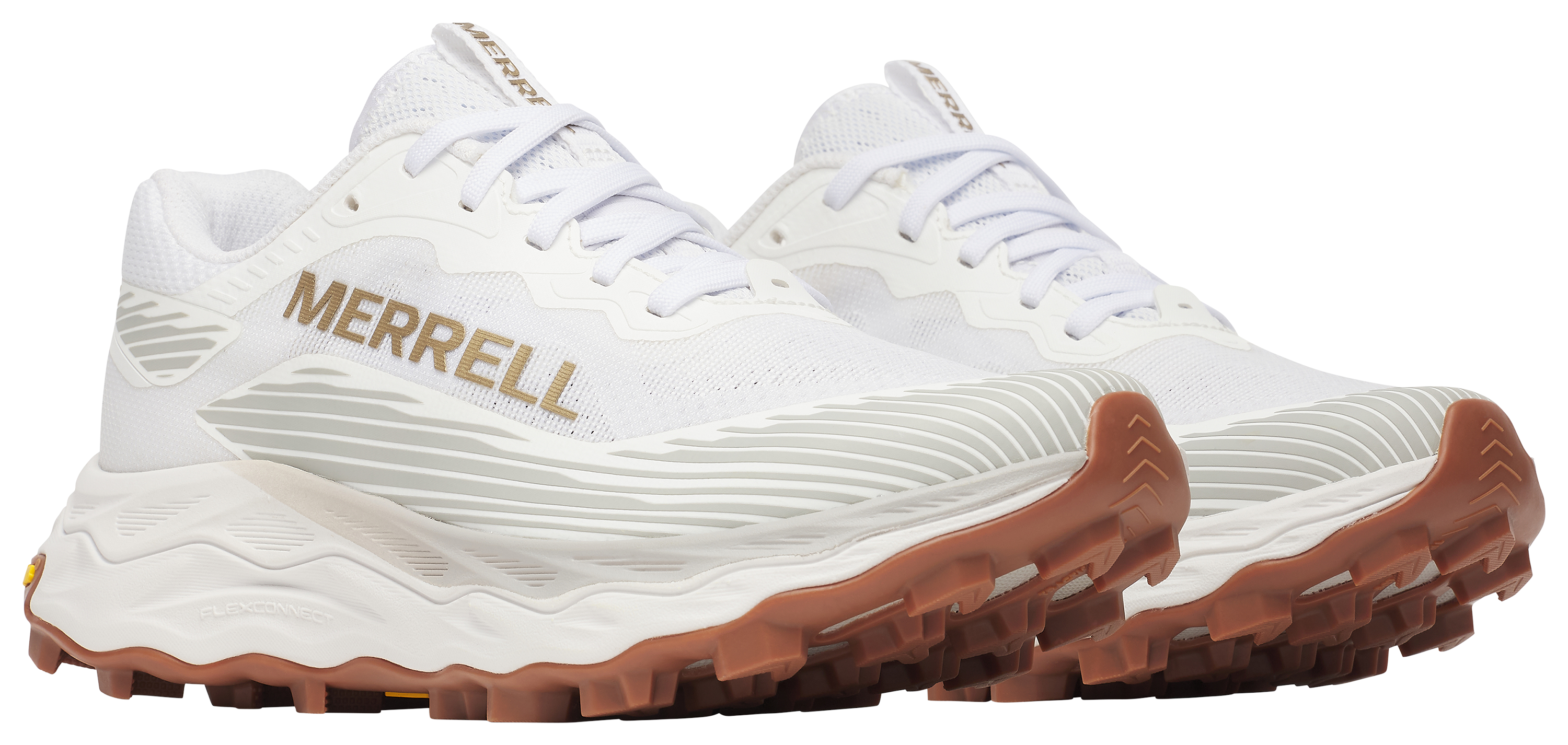 Image of Merrell Agility Peak 6 Trail Running Shoes for Women - White/Gum