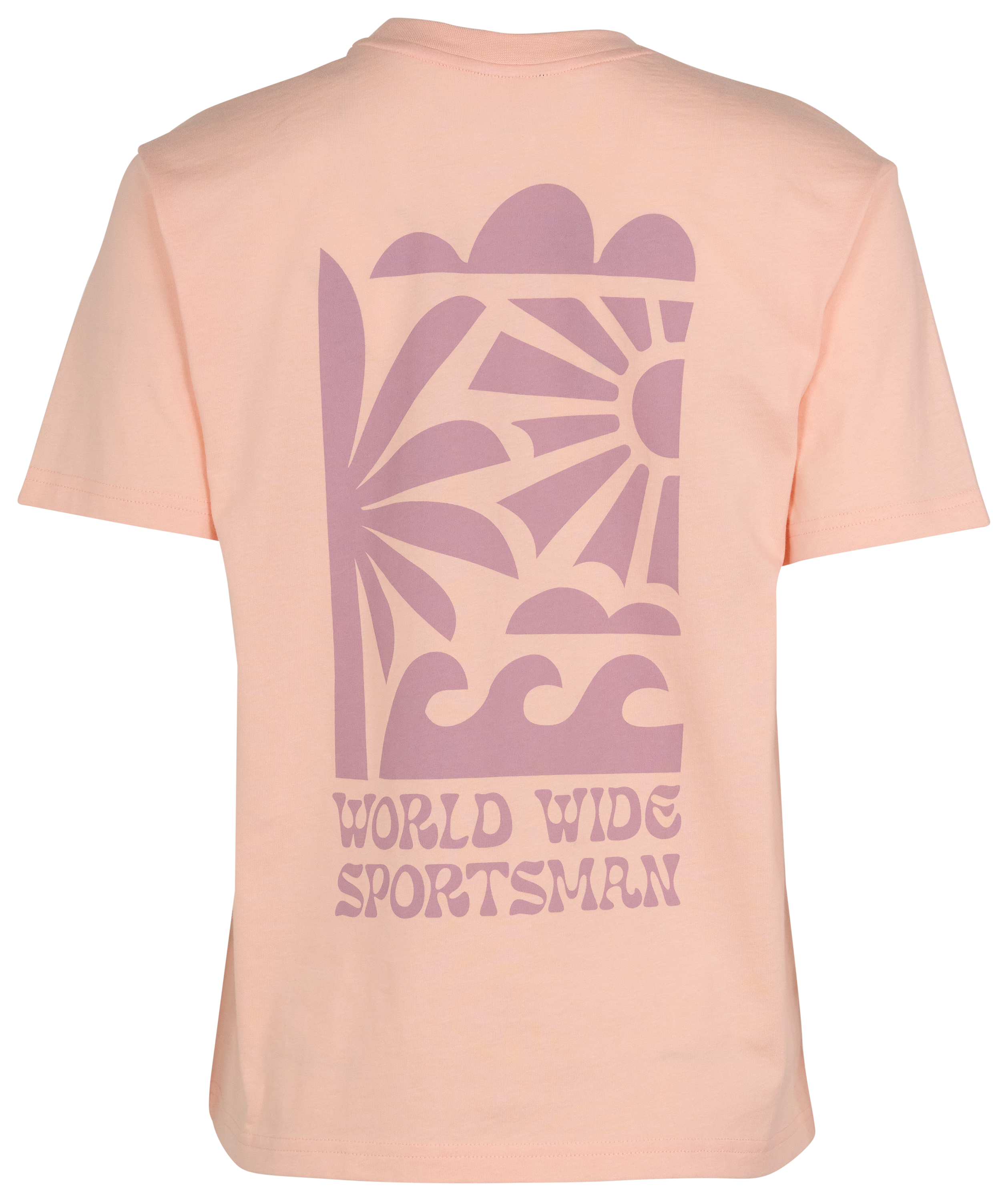 Image of World Wide Sportsman Graphic Short-Sleeve T-Shirt - Peach Abode