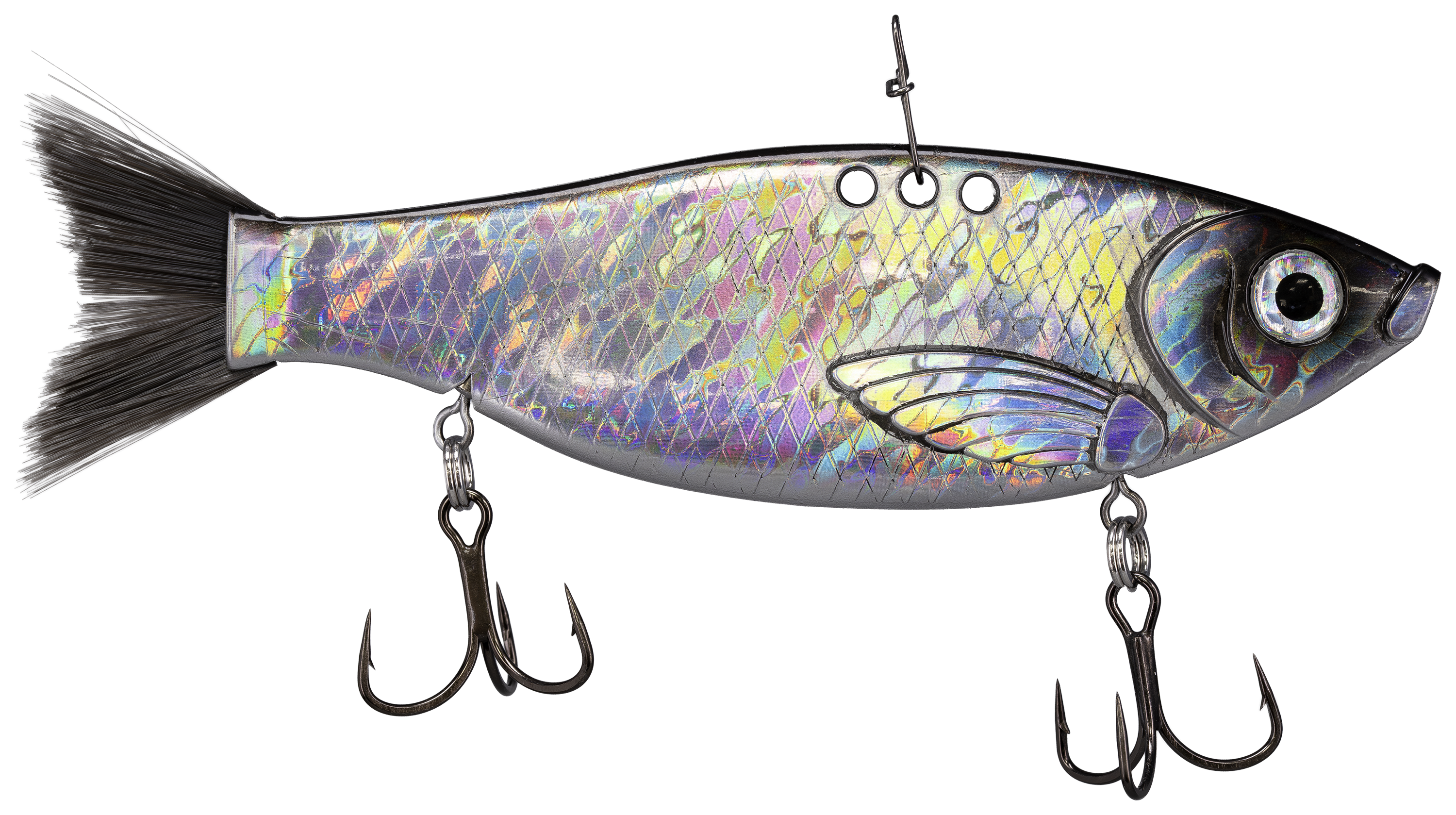 Image of Bill Lewis Big Gizzard Shad - Chrome Black Shad