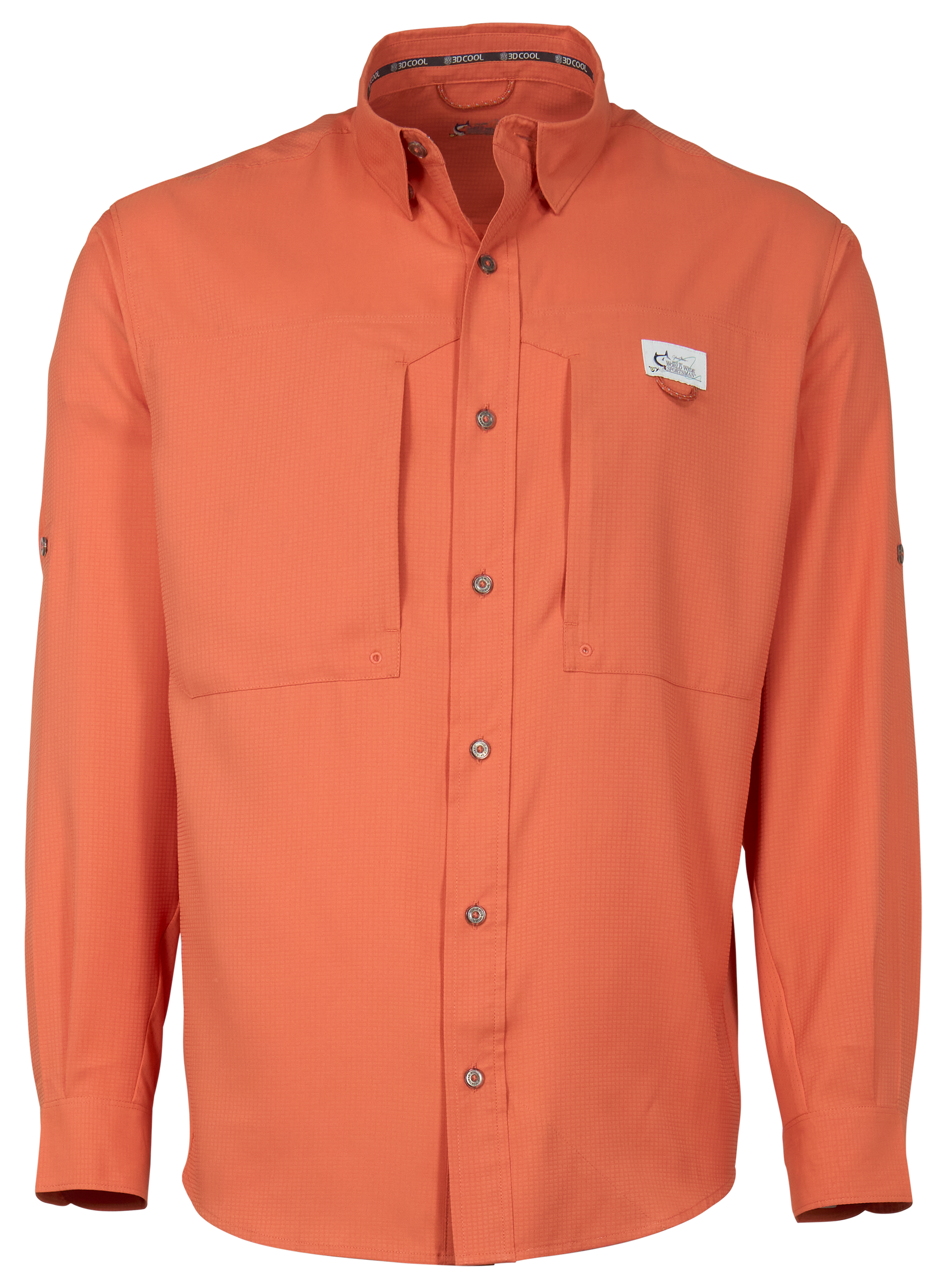 Image of World Wide Sportsman Hybrid Long-Sleeve Fishing Shirt - Langoustino