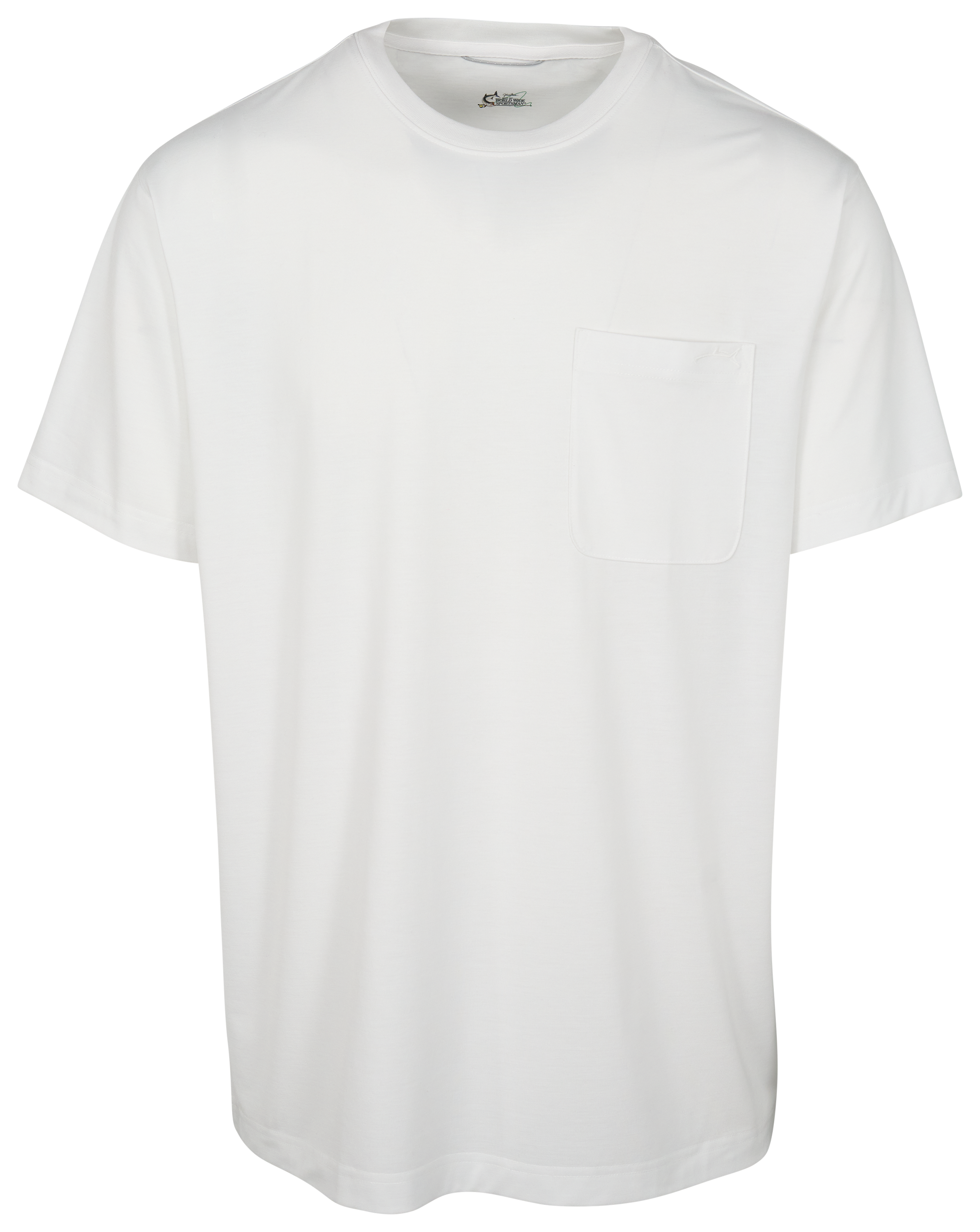 Image of World Wide Sportsman Keys Short-Sleeve Pocket T-Shirt - Bright White