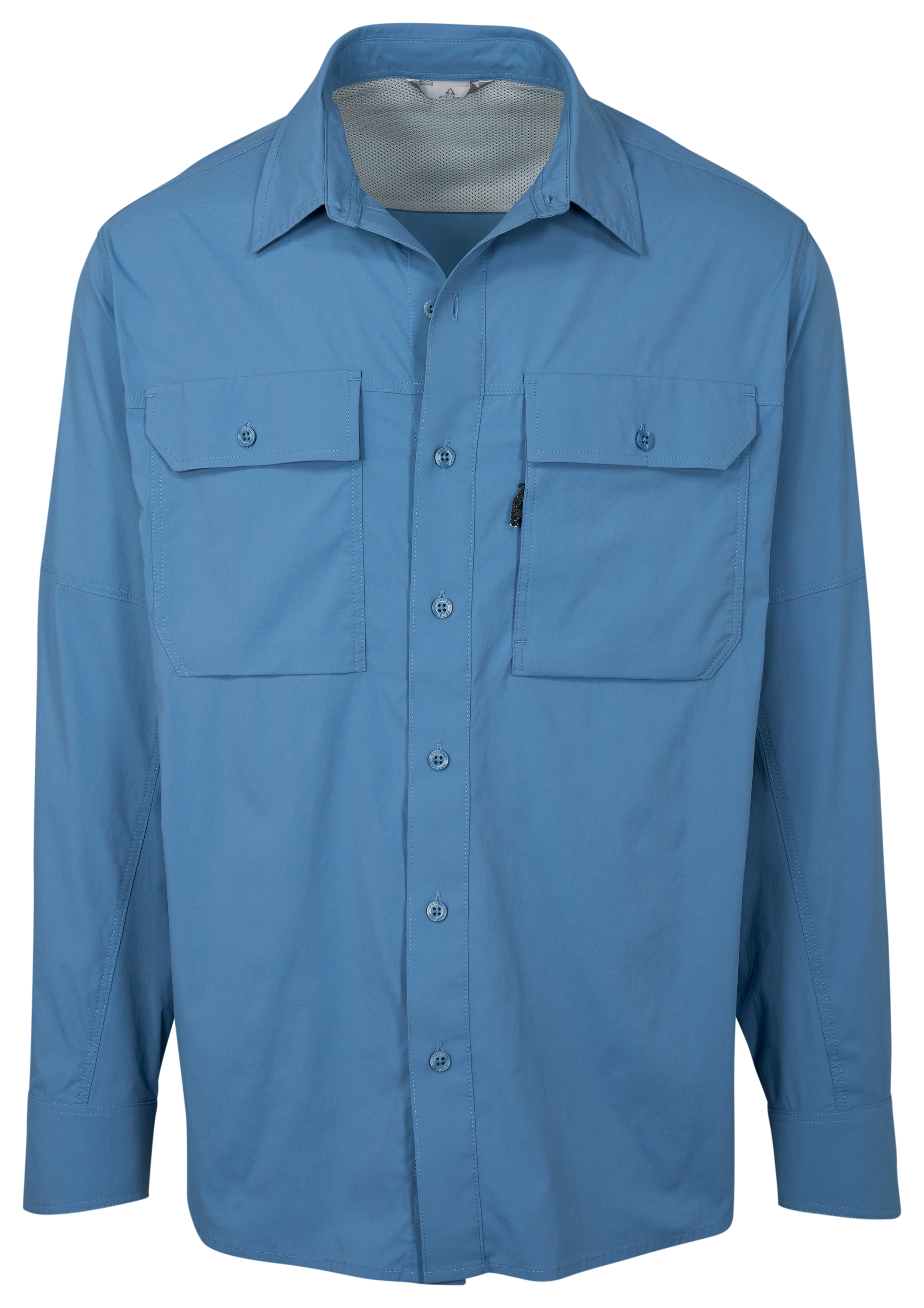 Image of Ascend Utility Long-Sleeve Shirt - Copen Blue