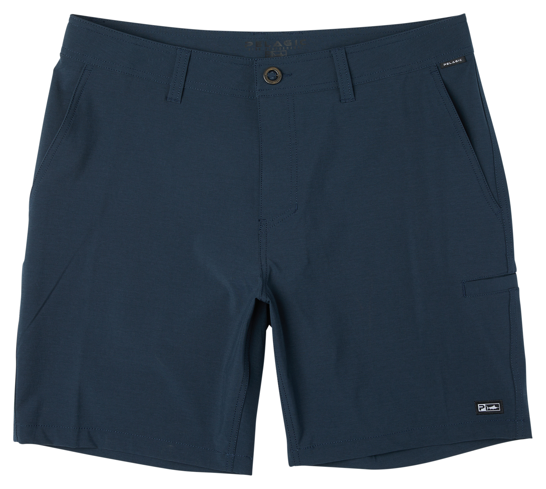 Image of "Pelagic Mako 18"" Hybrid Shorts - Dark Navy"
