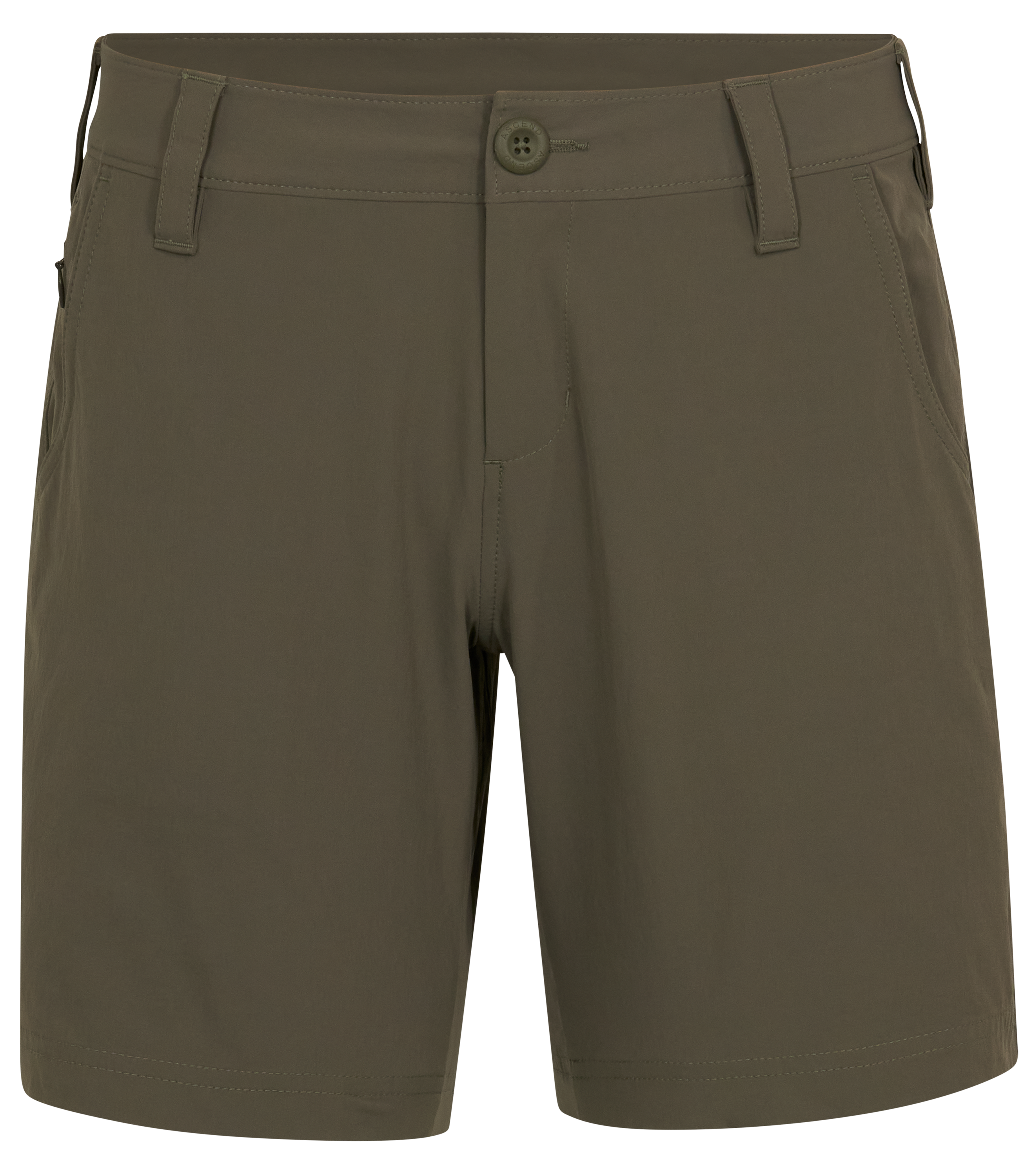 Image of "Ascend Stretch 8"" Trail Shorts - Smokey Olive"