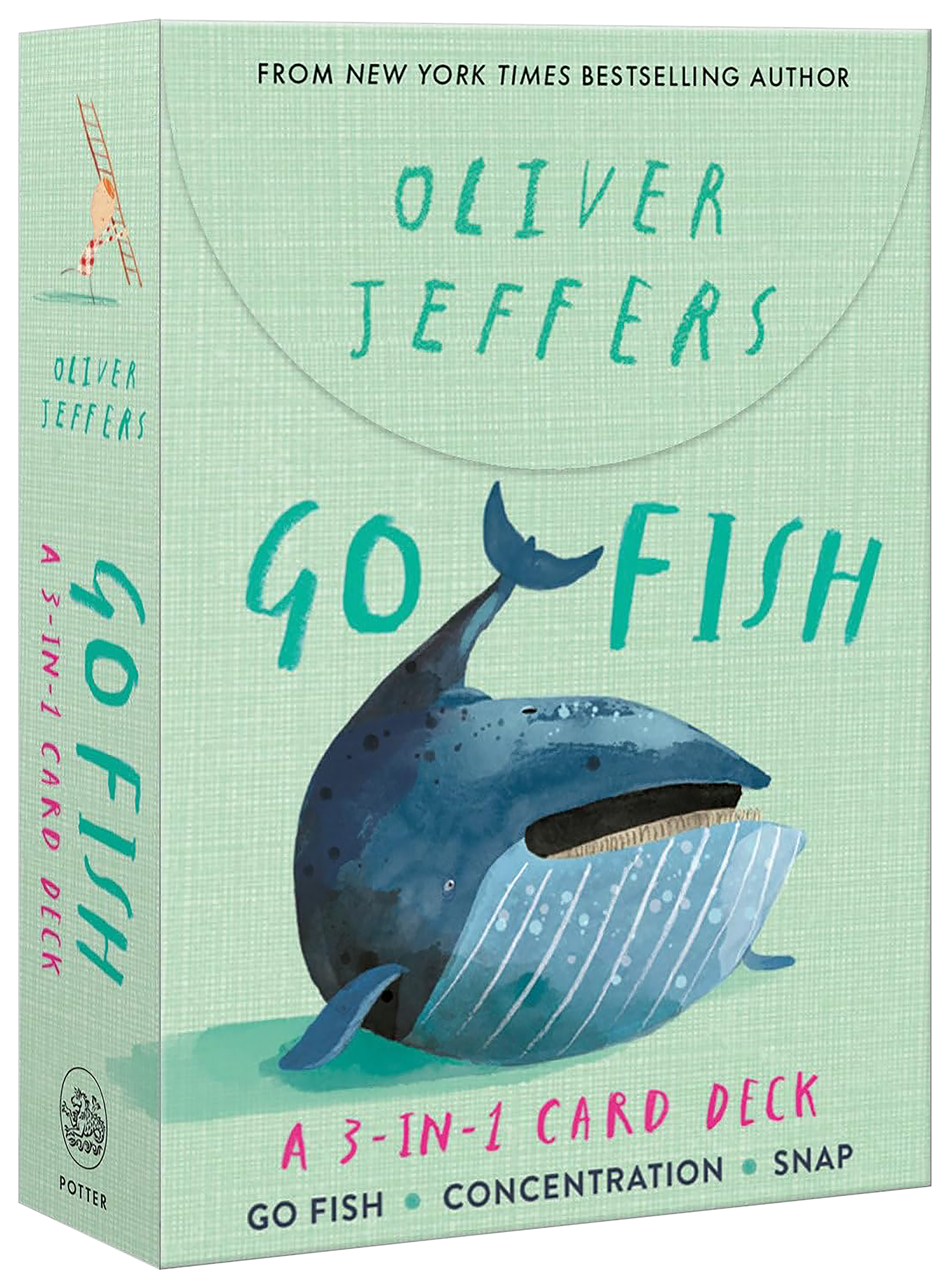 Image of Clarkson Potter Go Fish 3-in-1 Card Deck