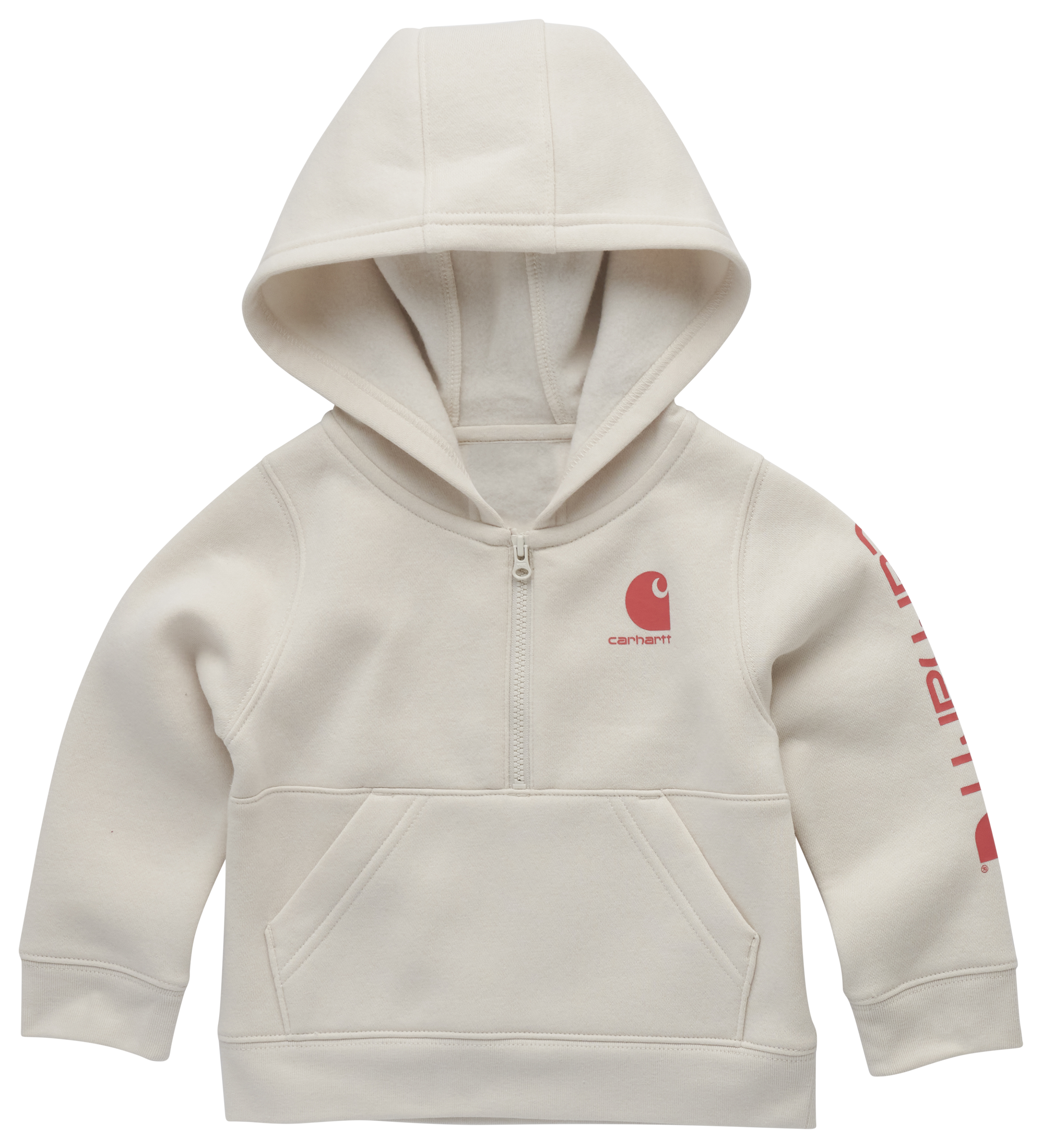 Carhartt Logo Half-Zip Hooded...
