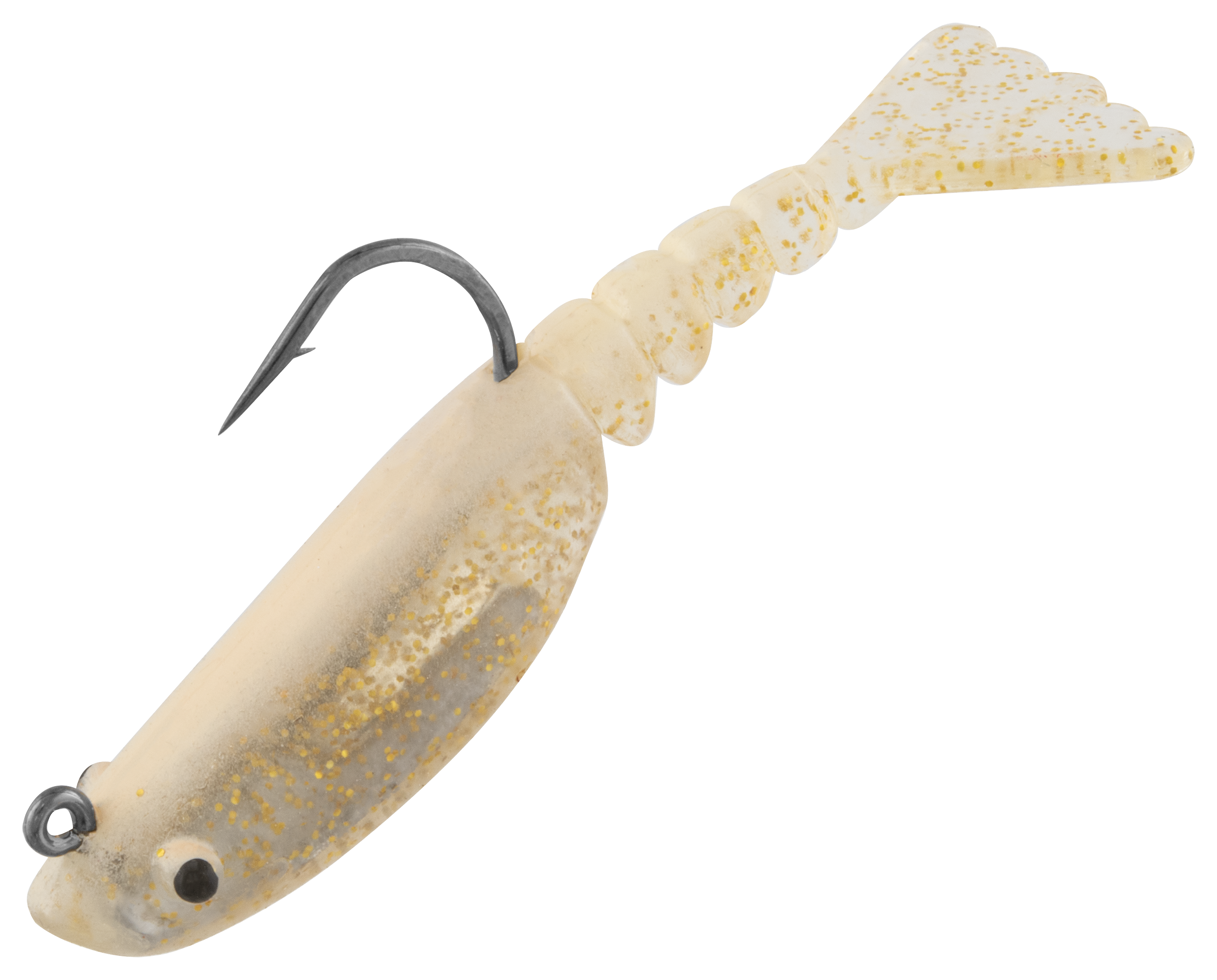 Image of VUDU Mambo Shrimp Glide Bait - Bone-Gold