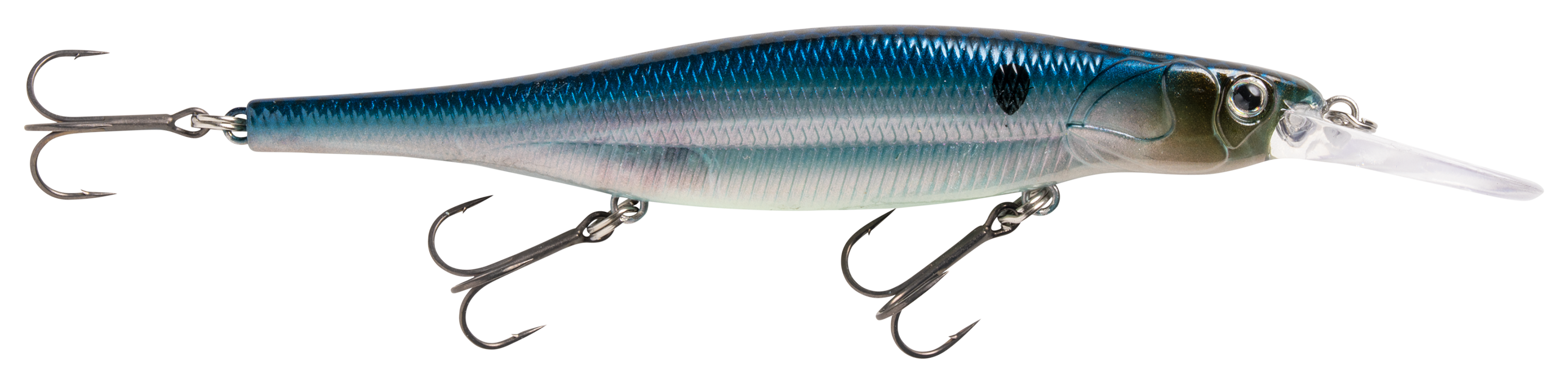 Image of "BOOYAH Flash Point Deep-Diving Jerkbait - Midnite Shad - 4"" - 1/4 oz."