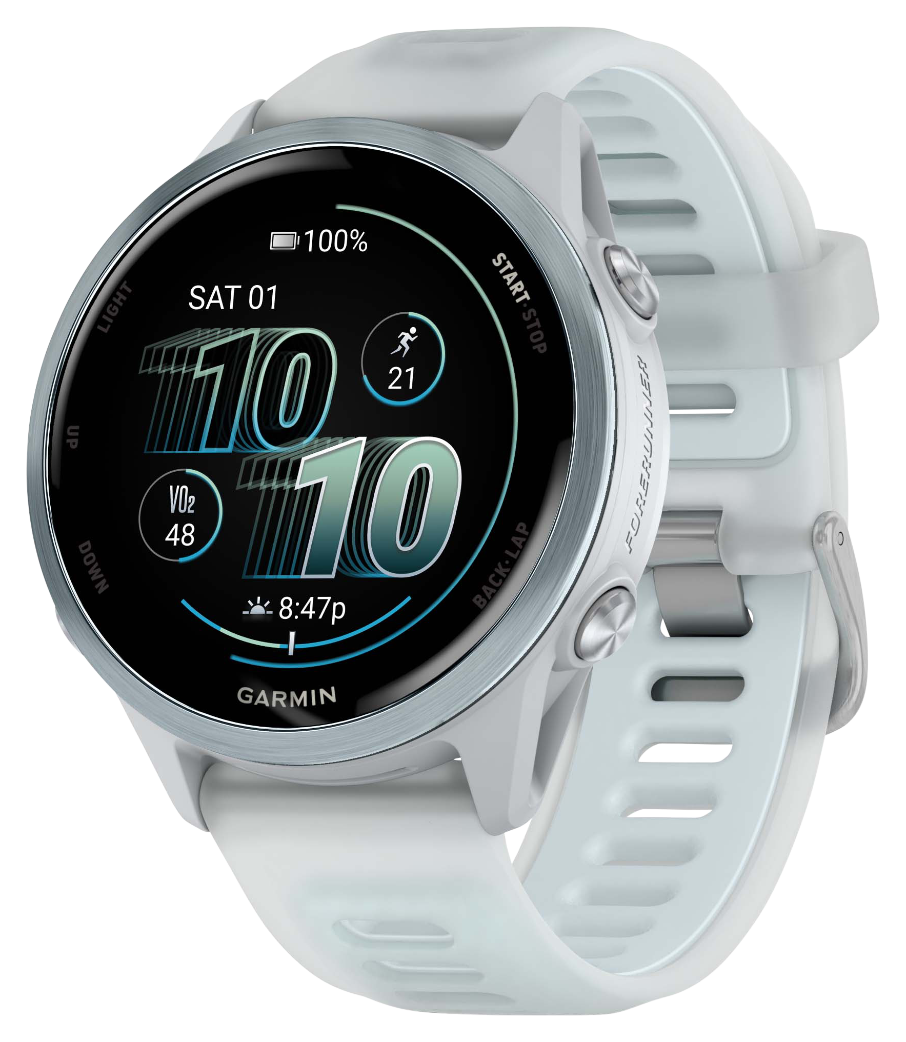 GARMIN Forerunner 570 42mm Cloud Blue Aluminum Running GPS Smartwatch