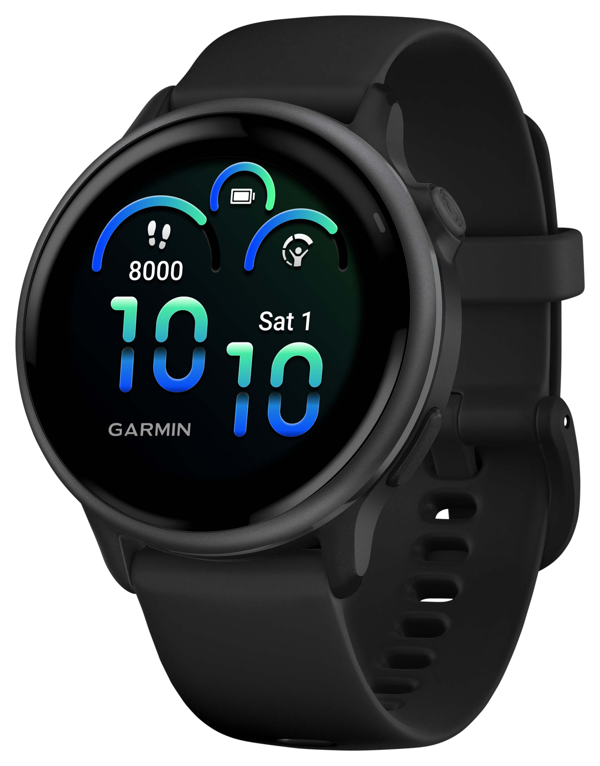 Garmin vivoactive 6 Fitness Tracking GPS Smartwatch - Slate/Black Band - Garmin
