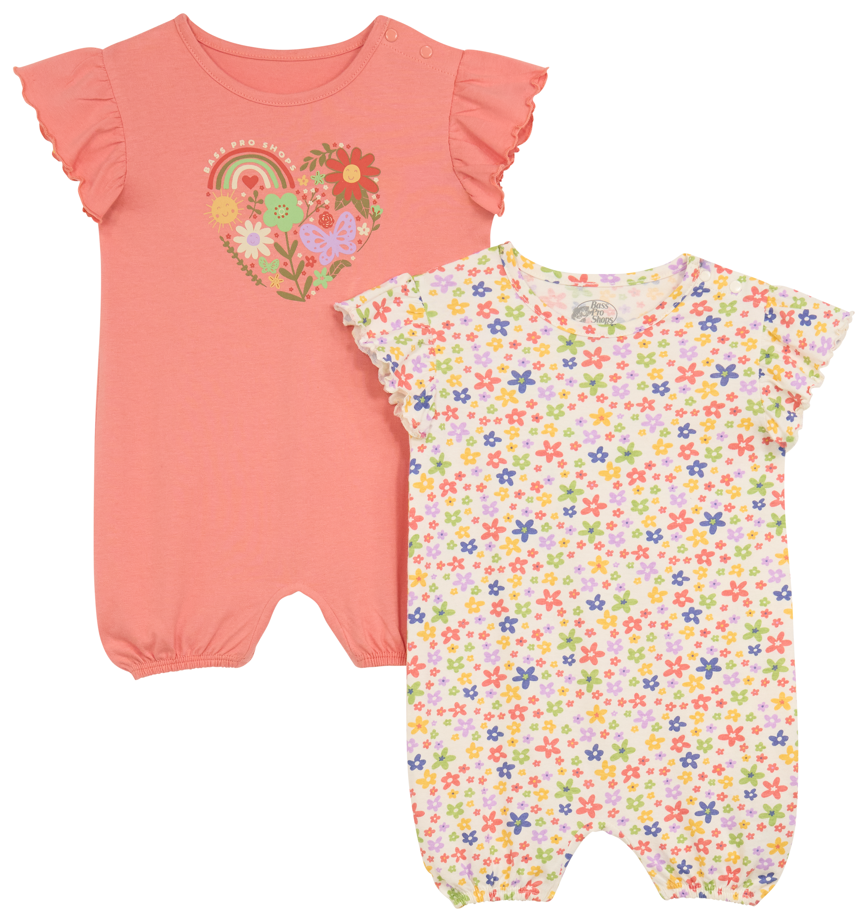 Bass Pro Shops Ruffle Romper 2-Piece Set for Babies Image