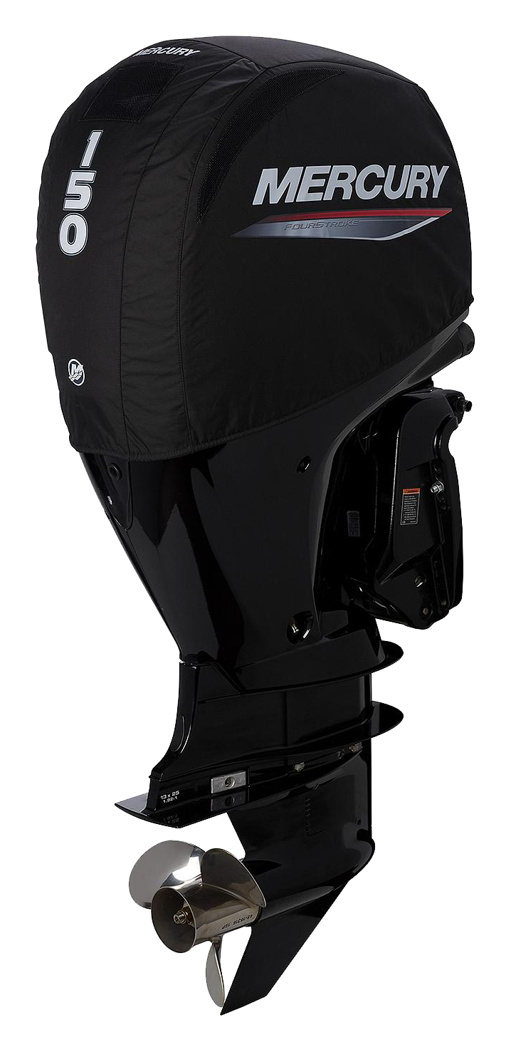 Image of Mercury Marine FourStroke Outboard Motor Vented Splash Cover - Black - 150HP
