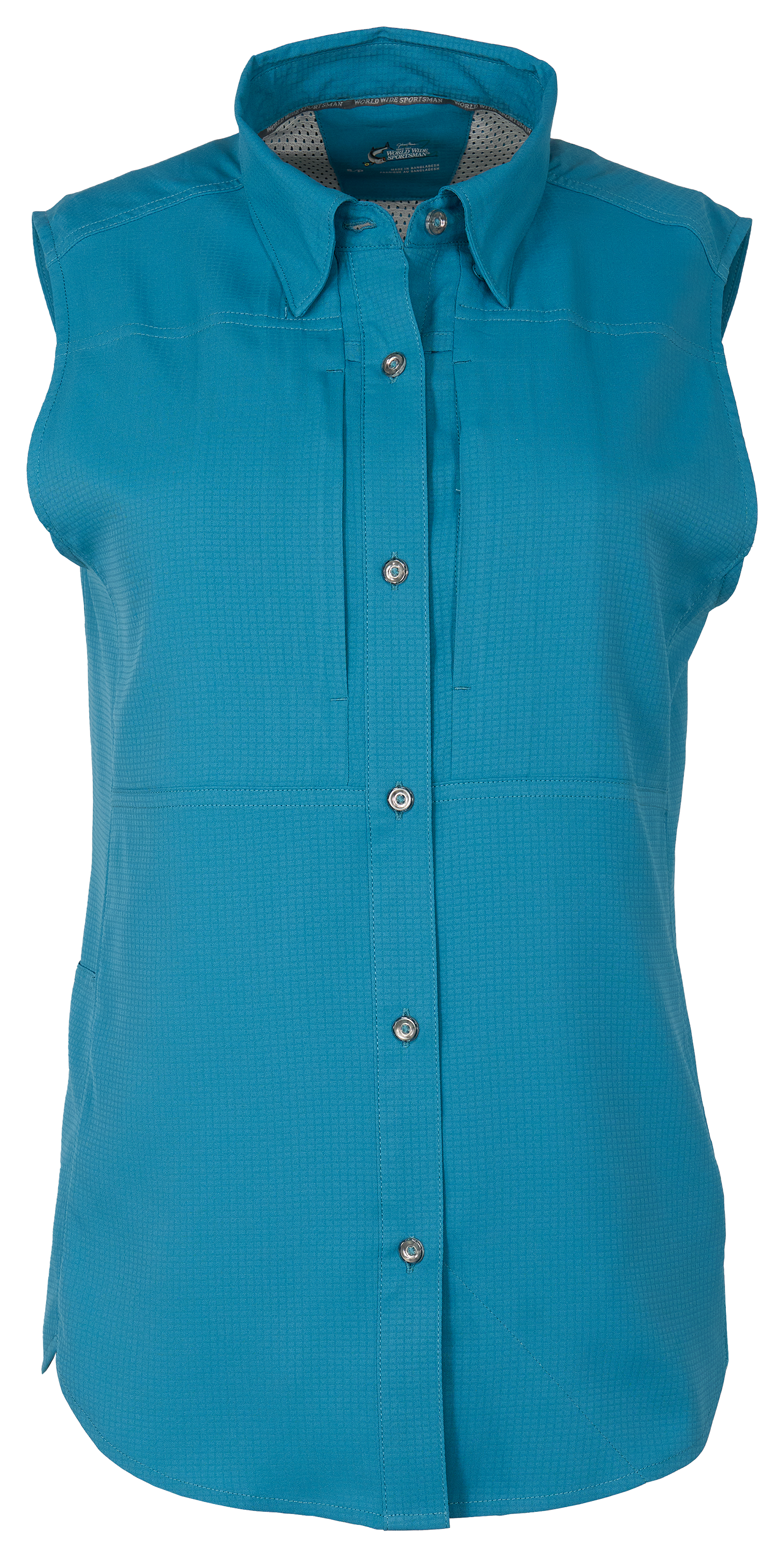 Image of World Wide Sportsman Marina Sleeveless Shirt - Larkspur