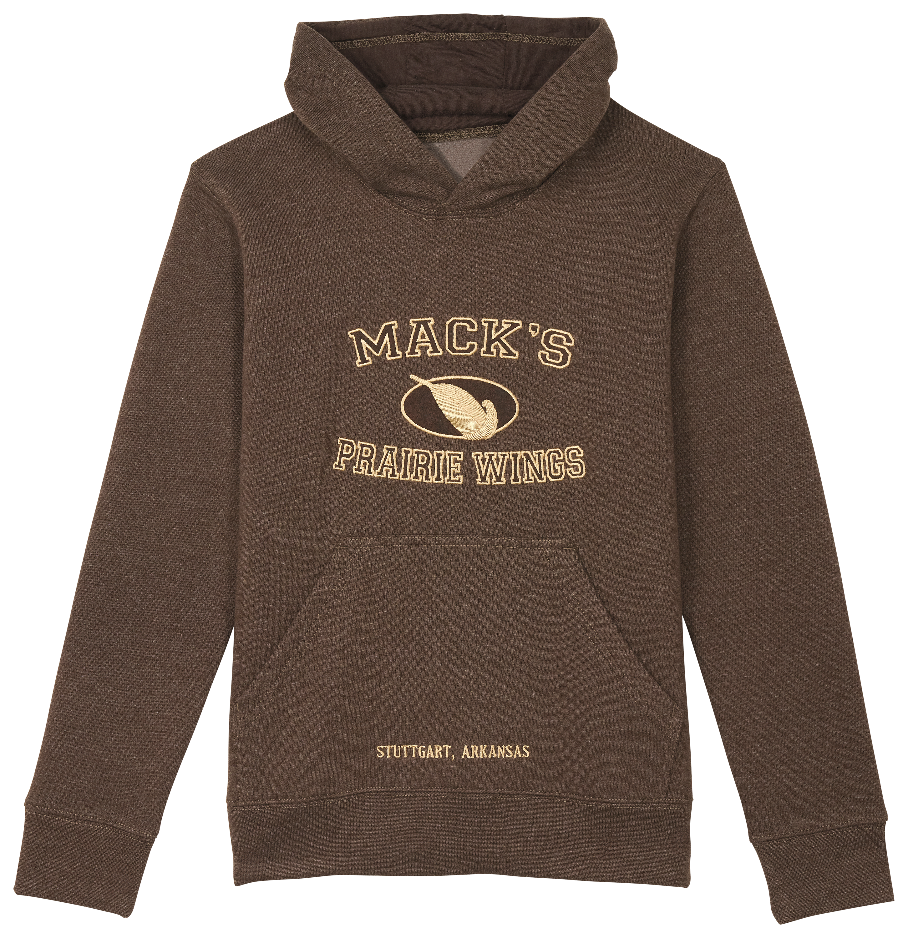 Image of Mack's Prairie Wings Magnum 12 Hoodie for Youth - Brown Heather - M