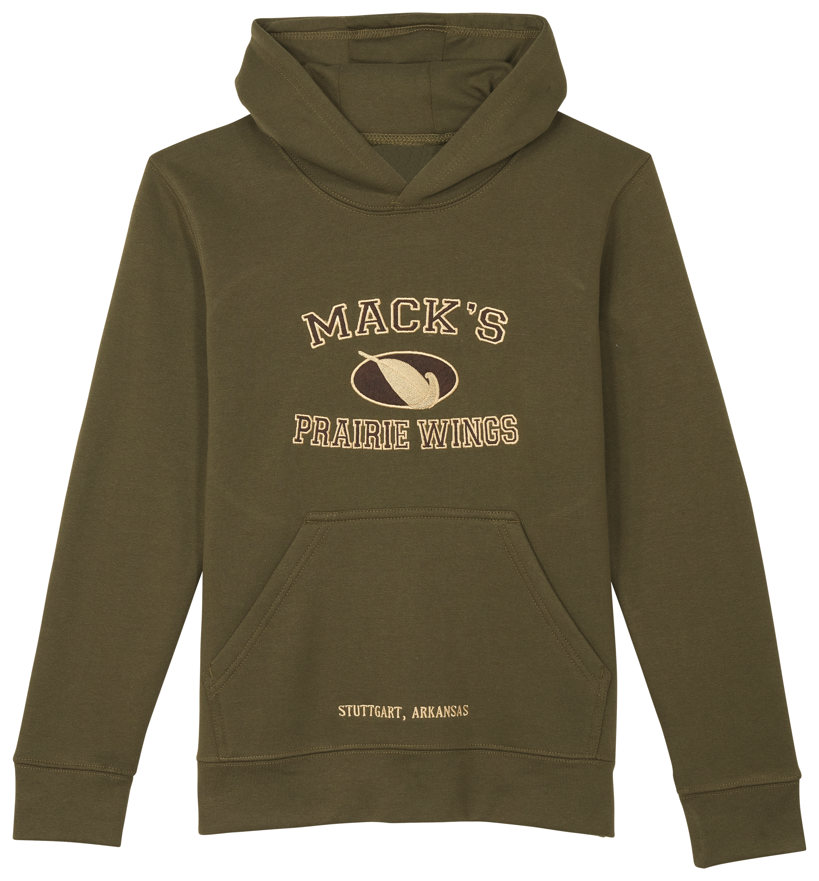 Image of Mack's Prairie Wings Magnum 12 Hoodie for Youth - Olive Drab - L