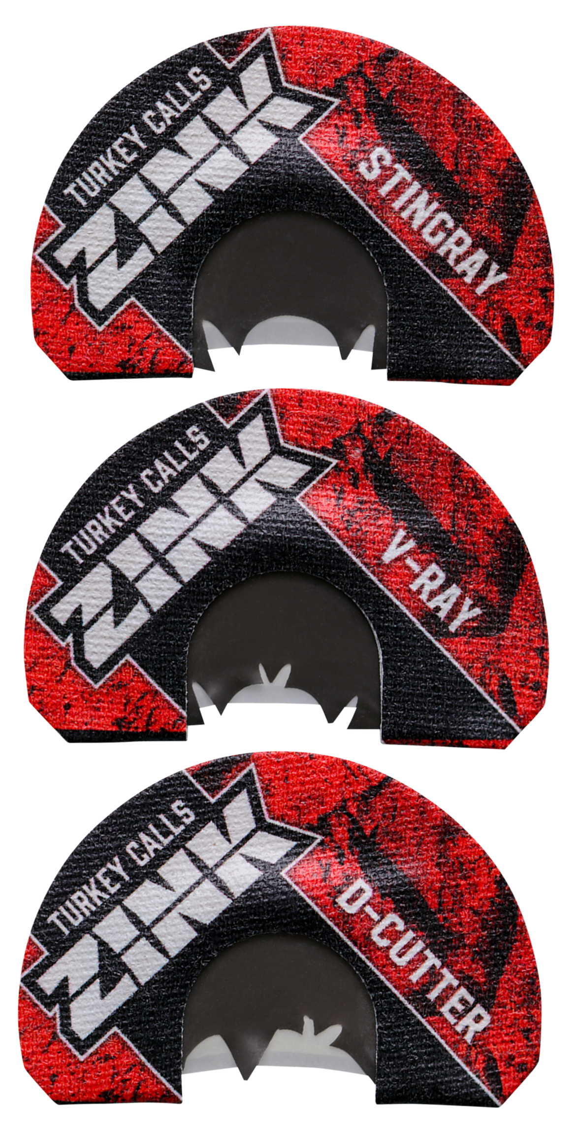 Image of Zink Calls Wicked Series Triple-Reed Mouth Turkey Call 3-Pack