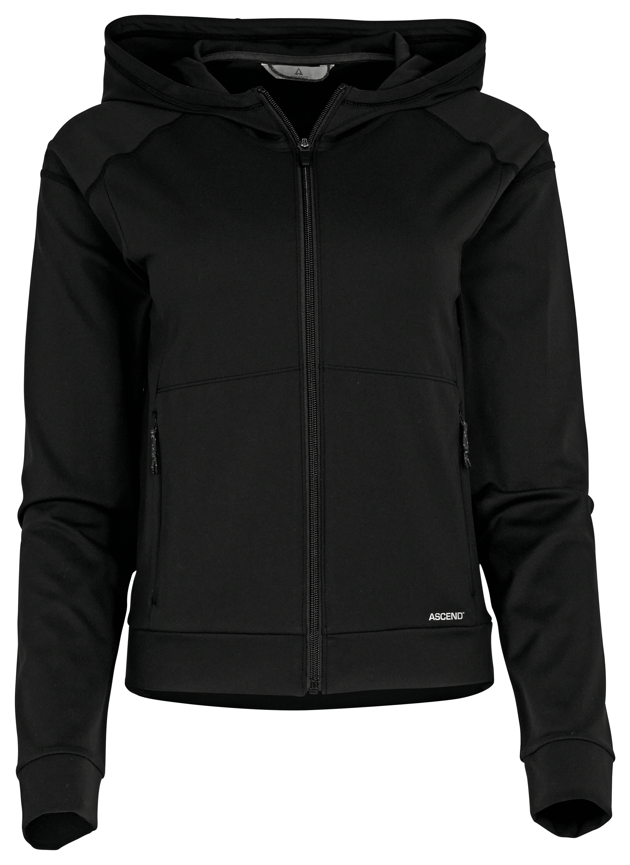 Image of Ascend Active Full-Zip Jacket - Black