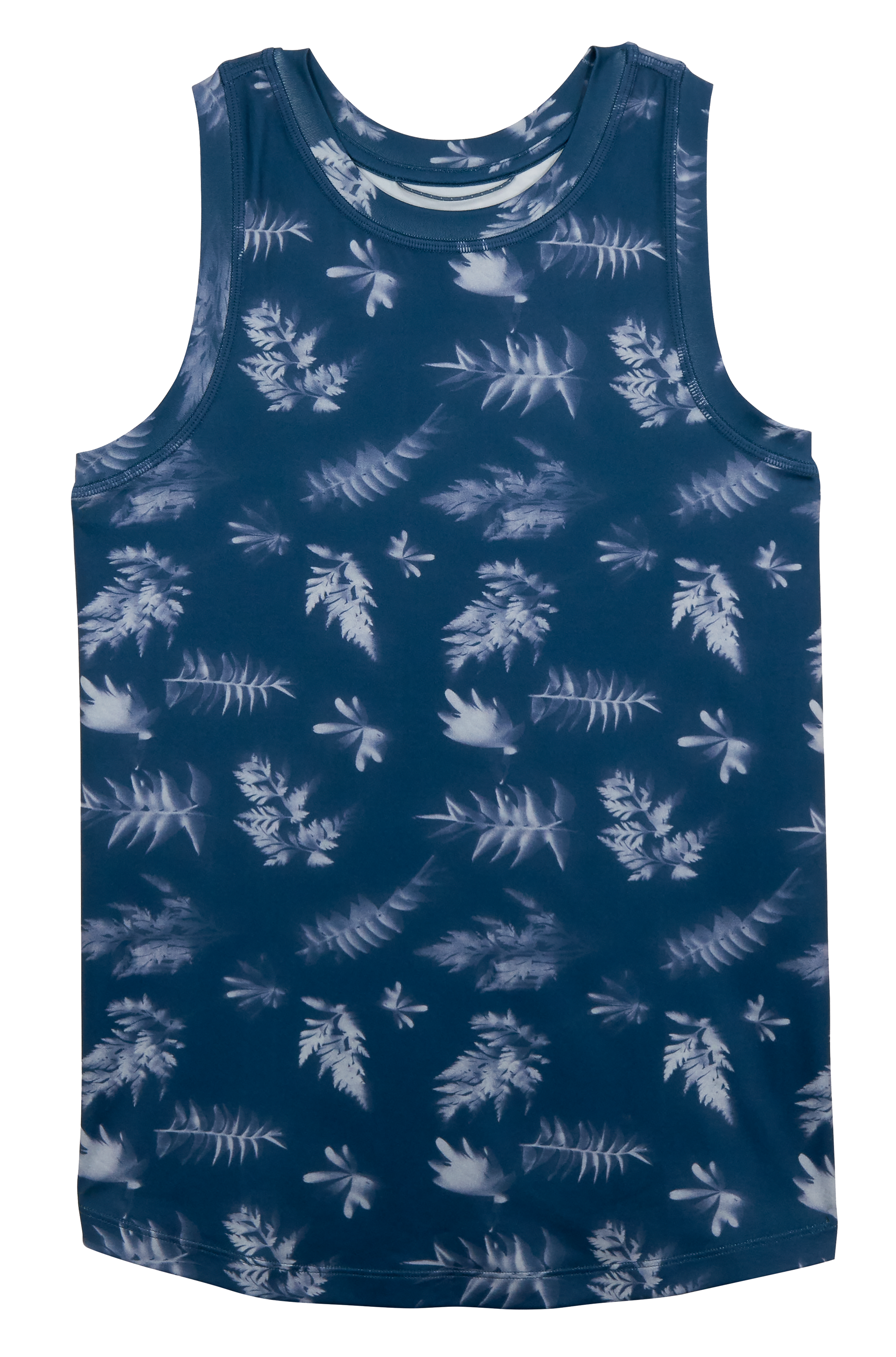 Image of Ascend Evolve Performance Tank Top - Dark Denim Denali Print