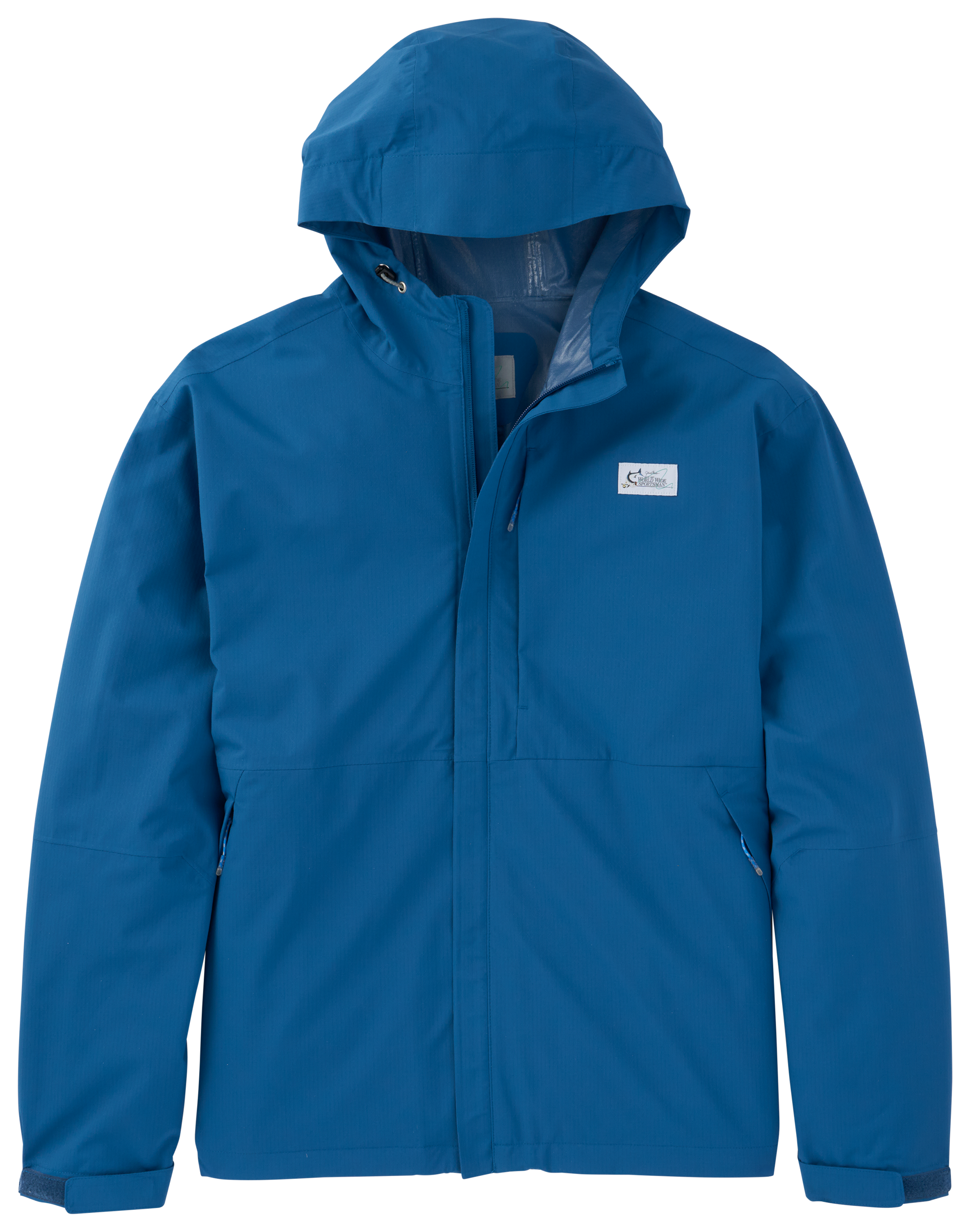 Image of World Wide Sportsman Hydrocast Rain Jacket - Dark Blue - M