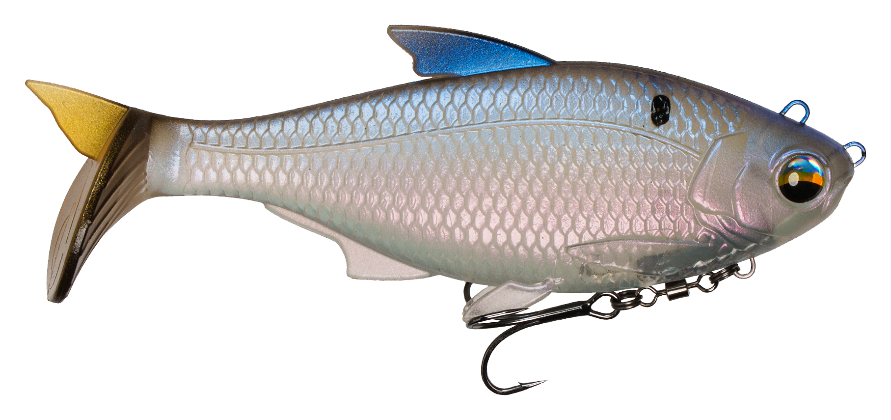 Image of "6th Sense Fishing The Option - Clearwater Shad - 7"""